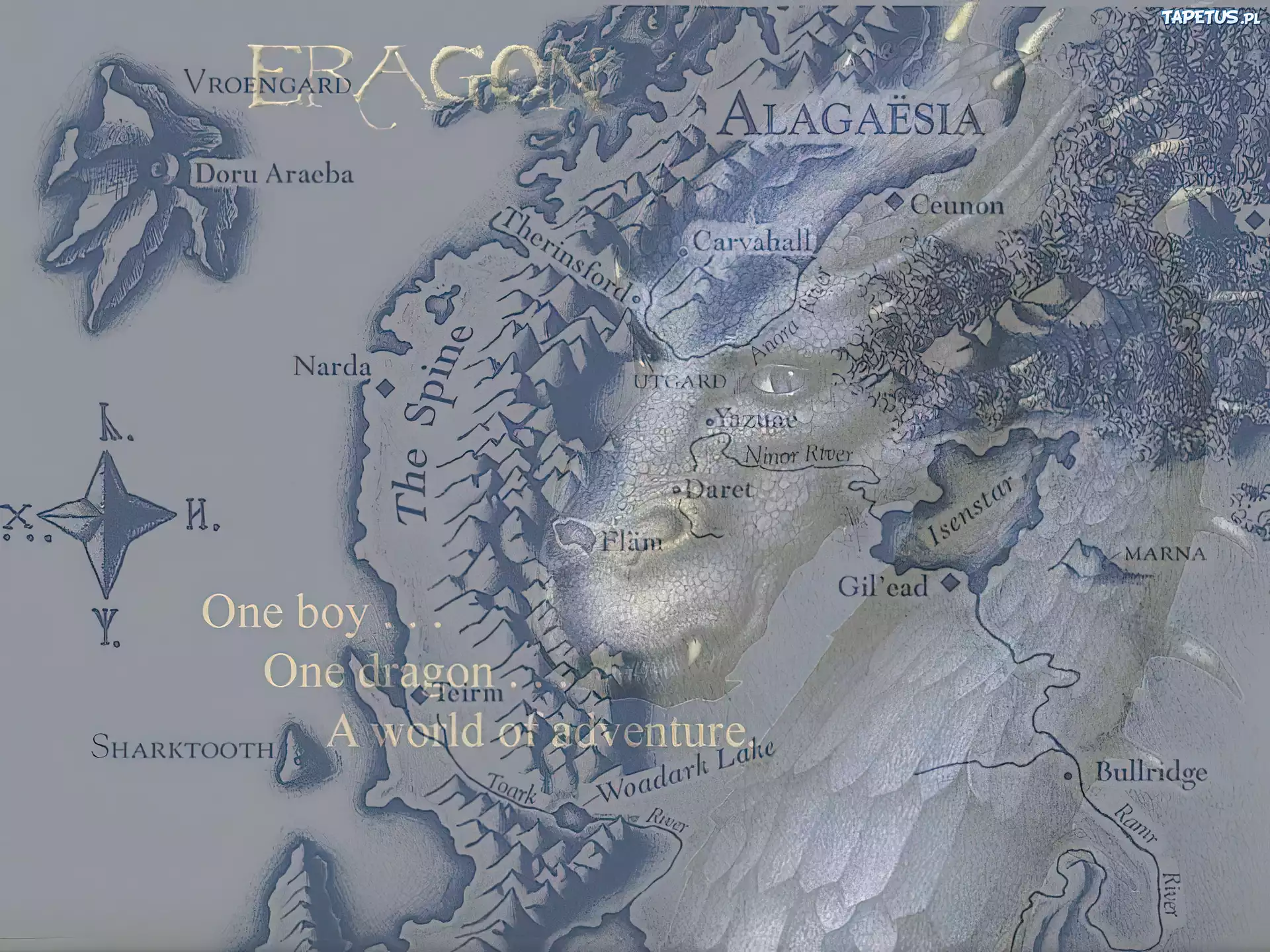 Eragon, mapa, napisy