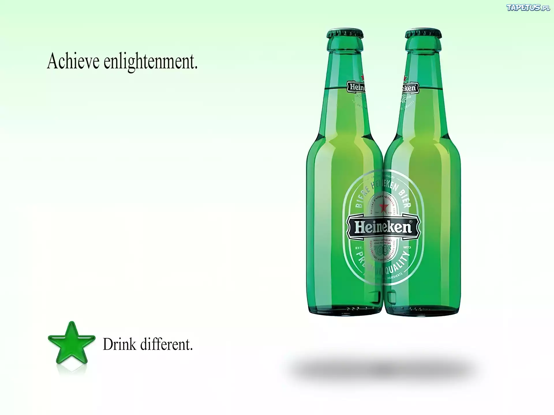 Piwo, Heineken, butelki