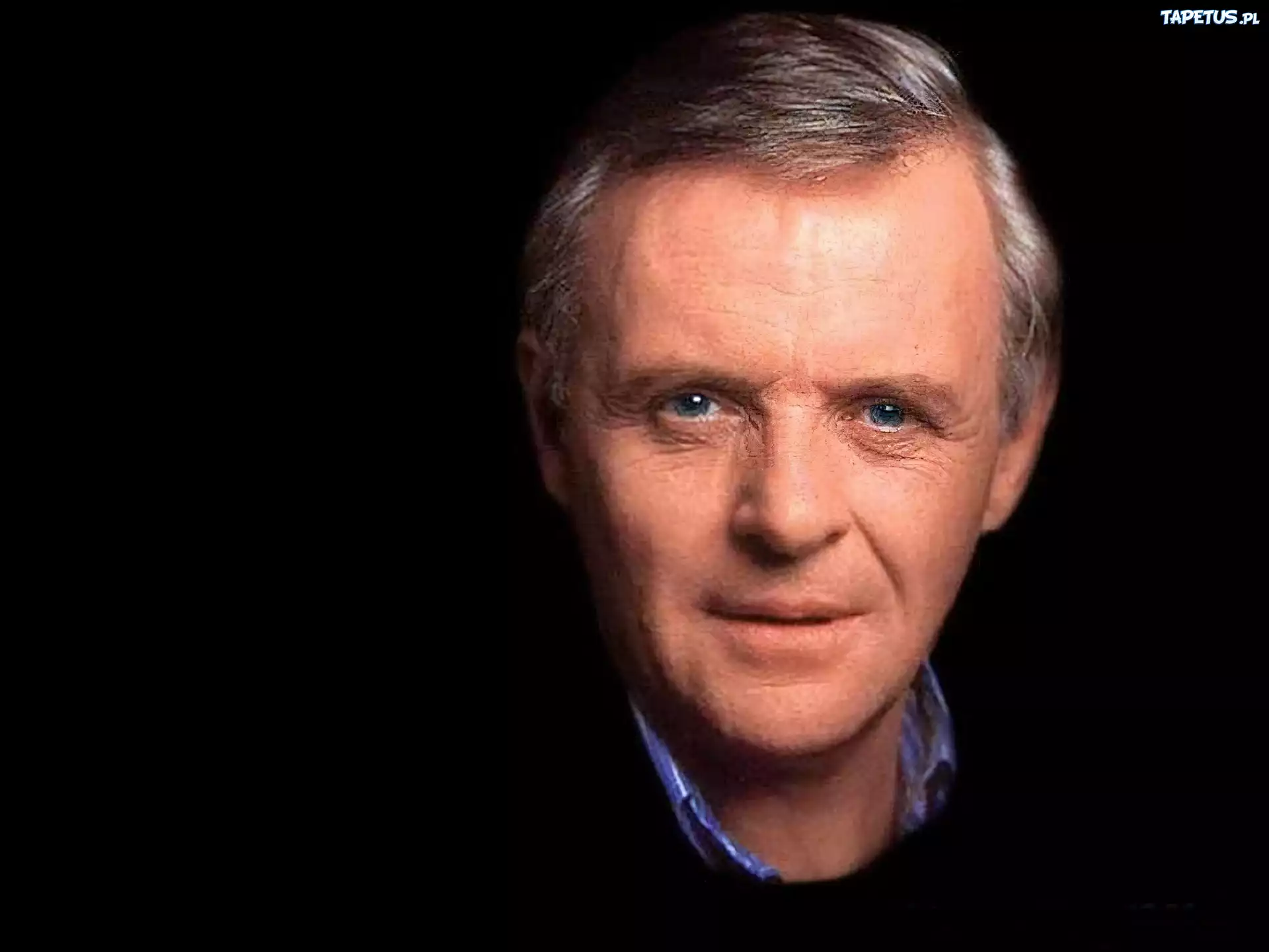 Anthony Hopkins,błękitne, oczy
