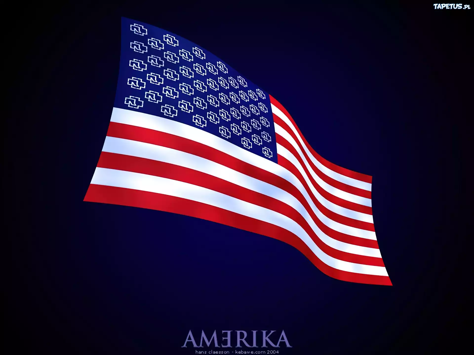 Rammstein,flaga USA