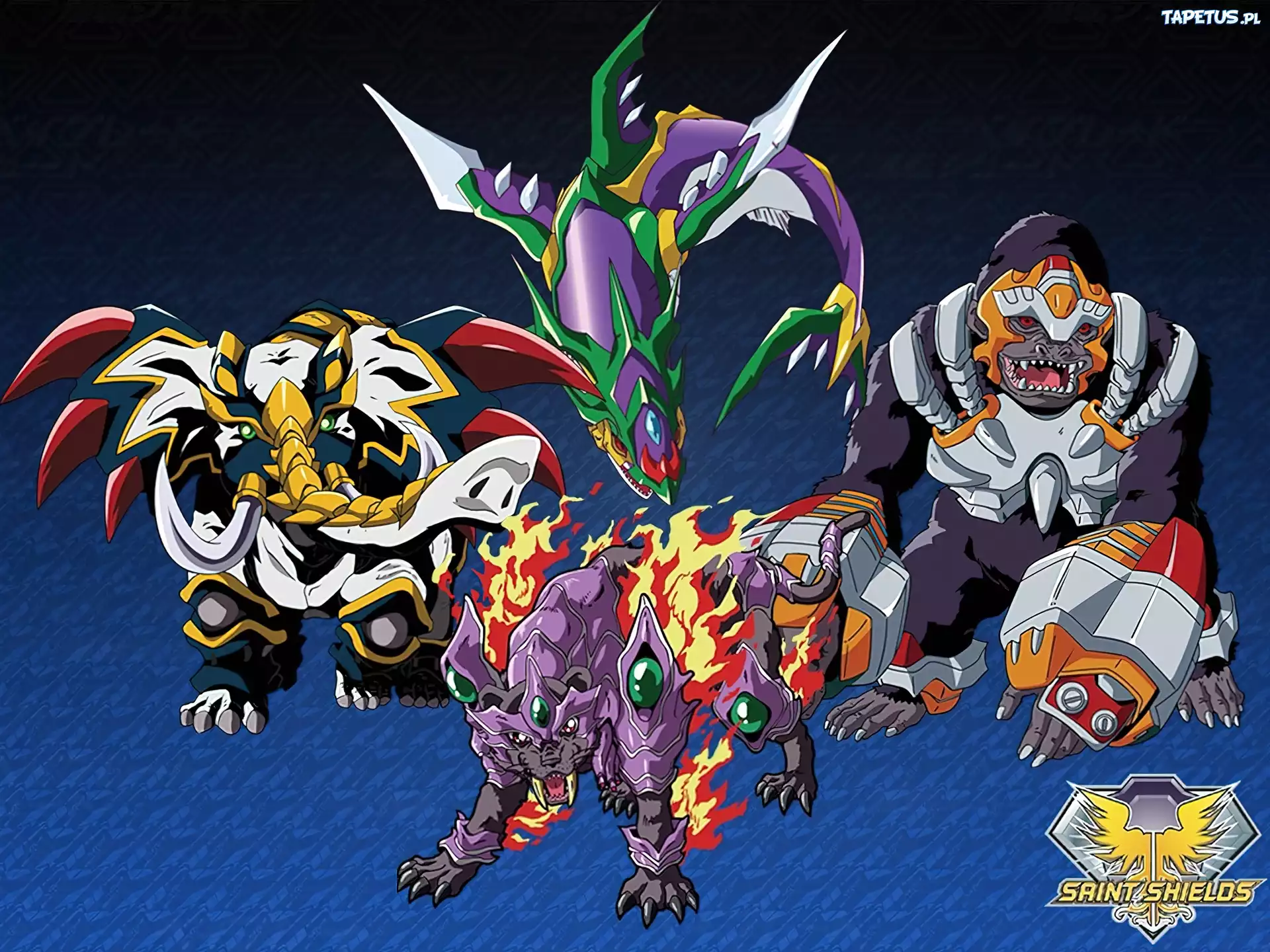 Beyblade, stworzenia