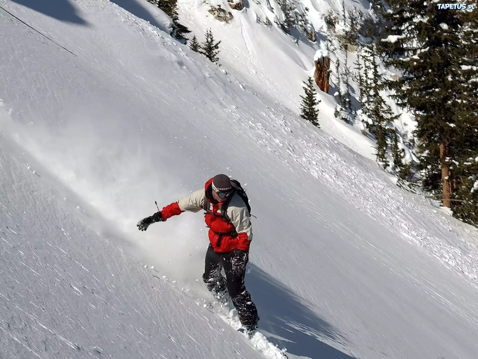 Snowbording,deska ,śnieg