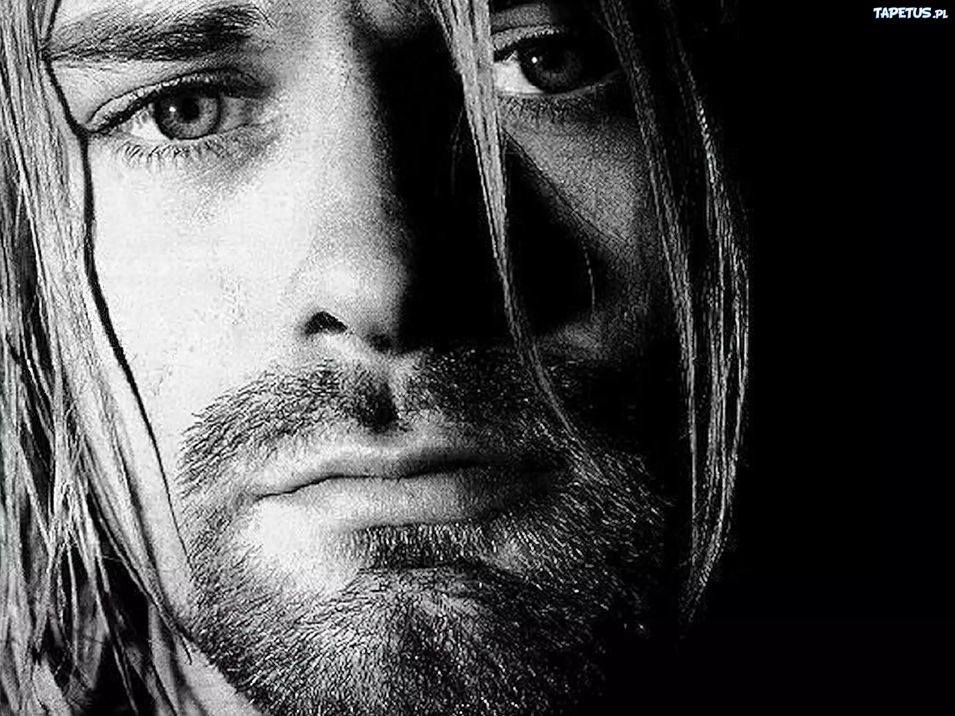 Nirvana,Kurt Cobain,twarz