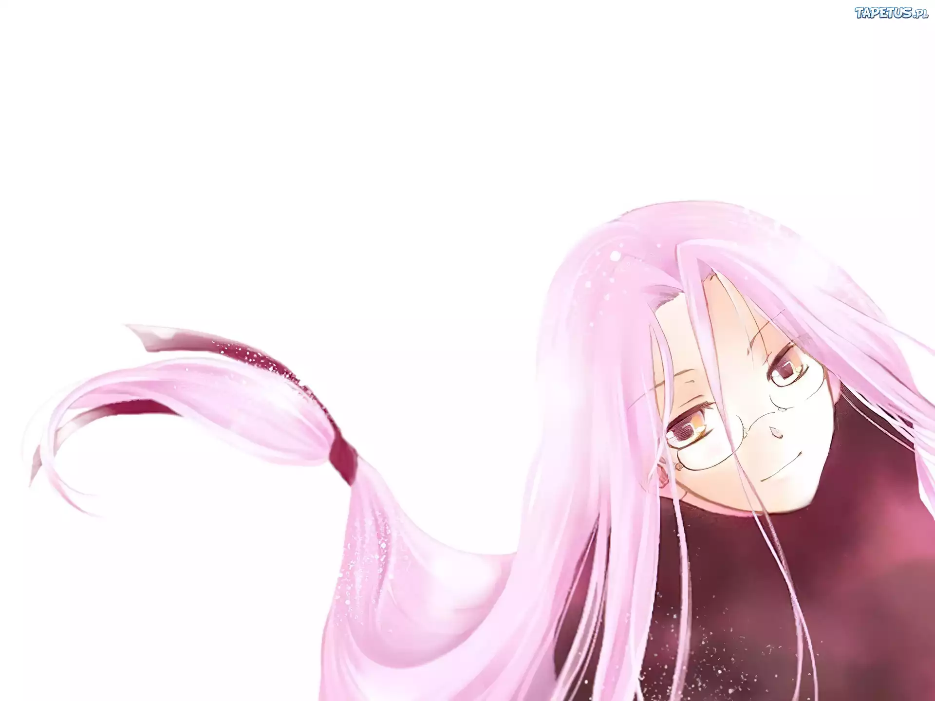 okulary, warkocz, Fate Stay Night, kobieta