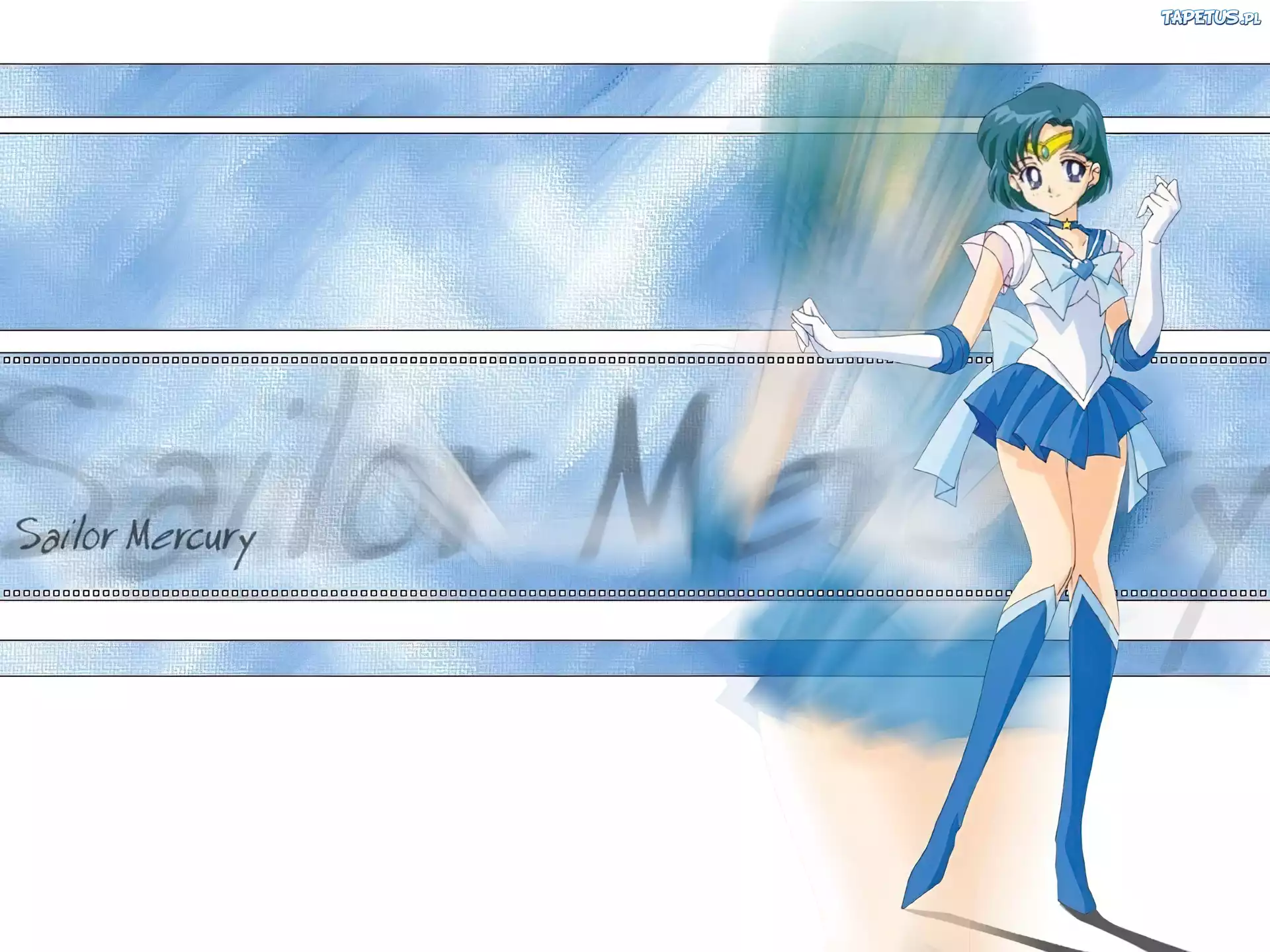 Sailor Moon, mercury, kobieta, kozaki