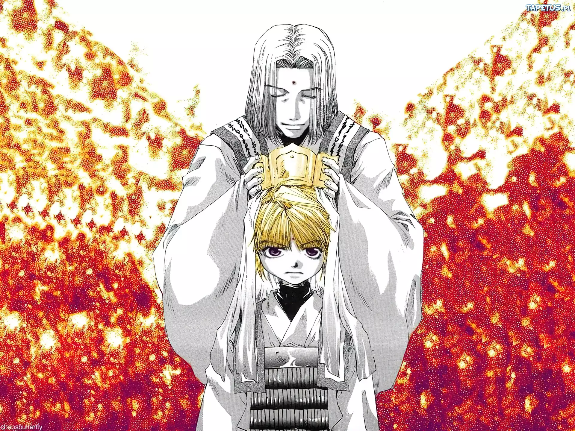 Saiyuki, korona, ludzie