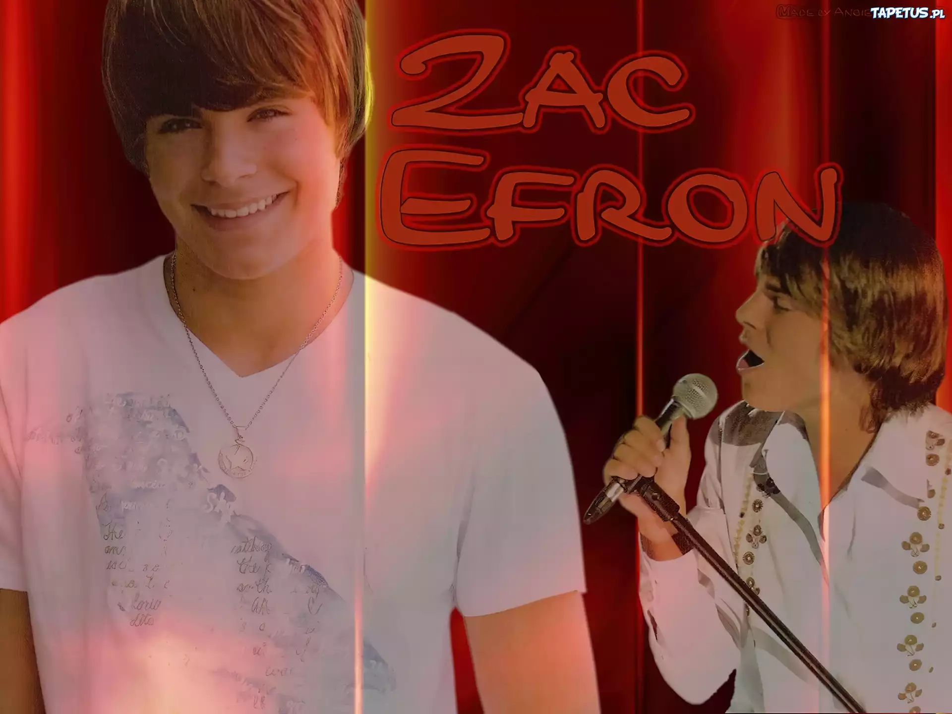 Zac Efron, mikrofon