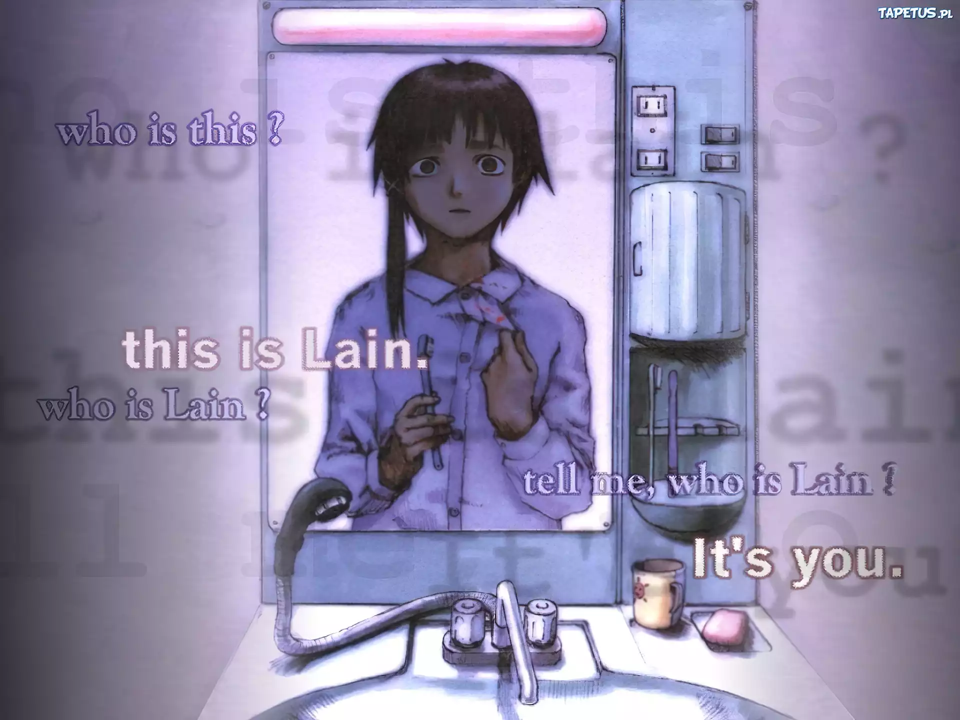 Serial Experiments Lain, lustro, zlew