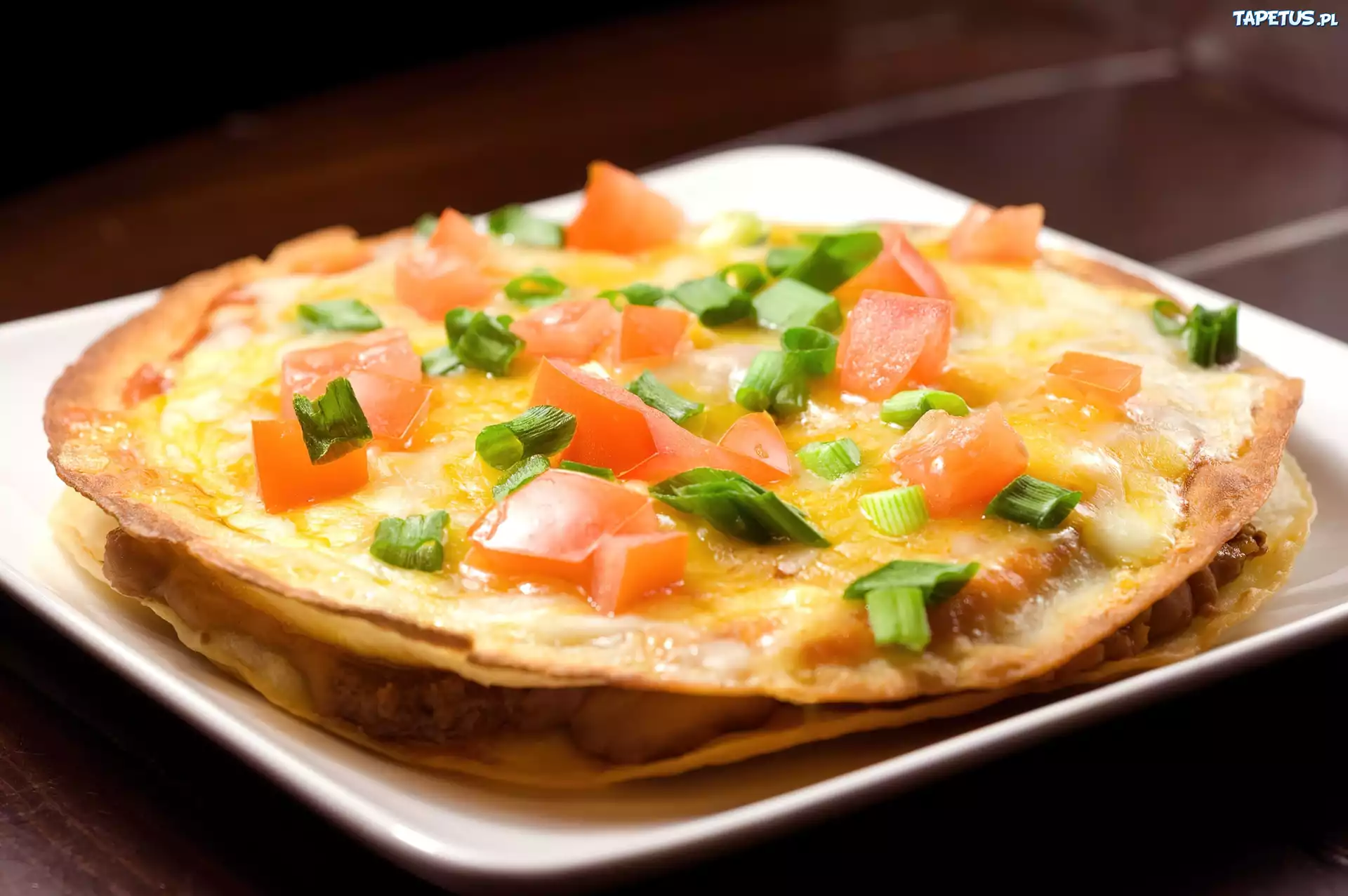 Pizza, Pomidor, Szczypiorek
