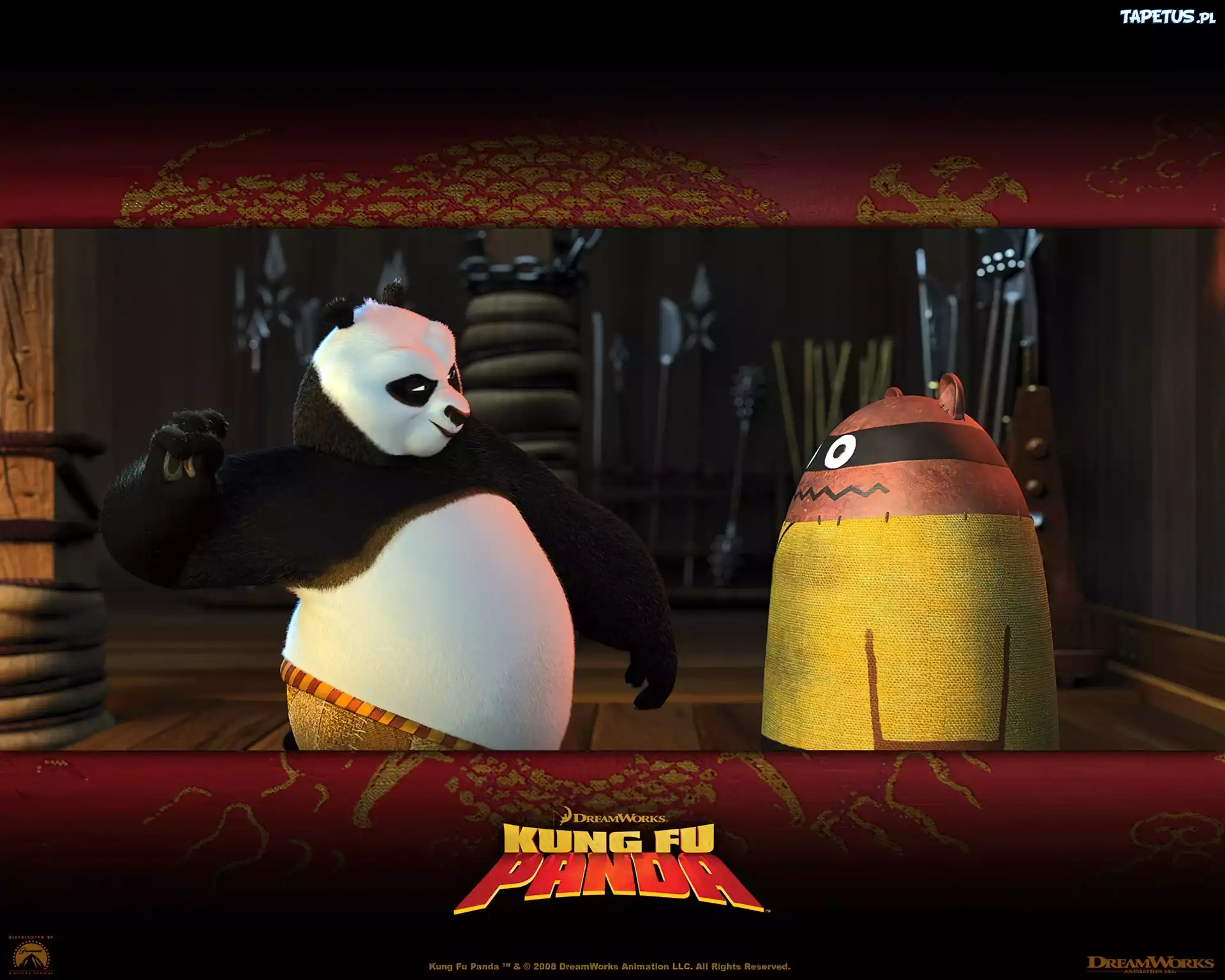 Kung Fu Panda, trening