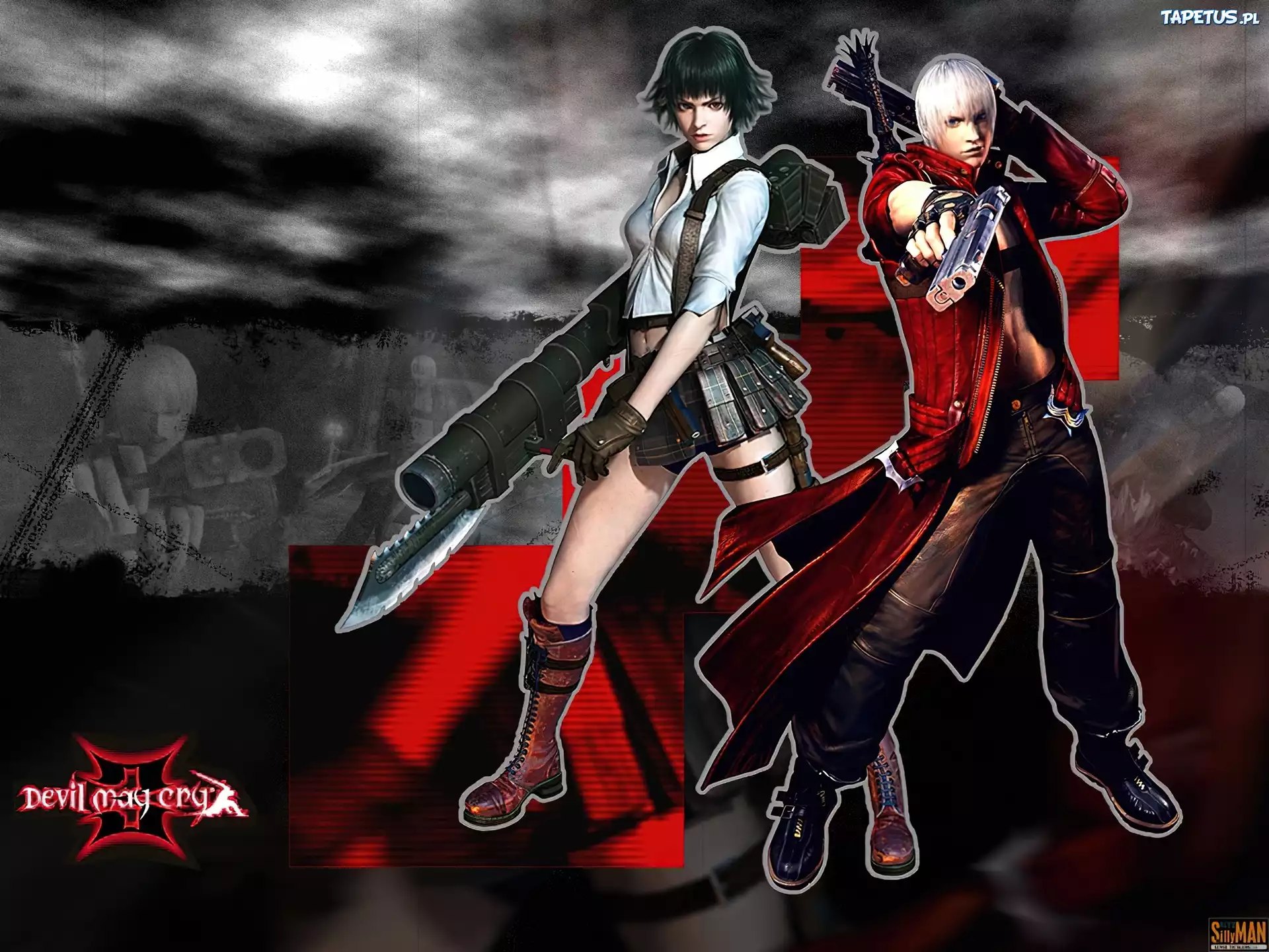 Devil May Cry, postacie, kobieta, mężczyzna, broń