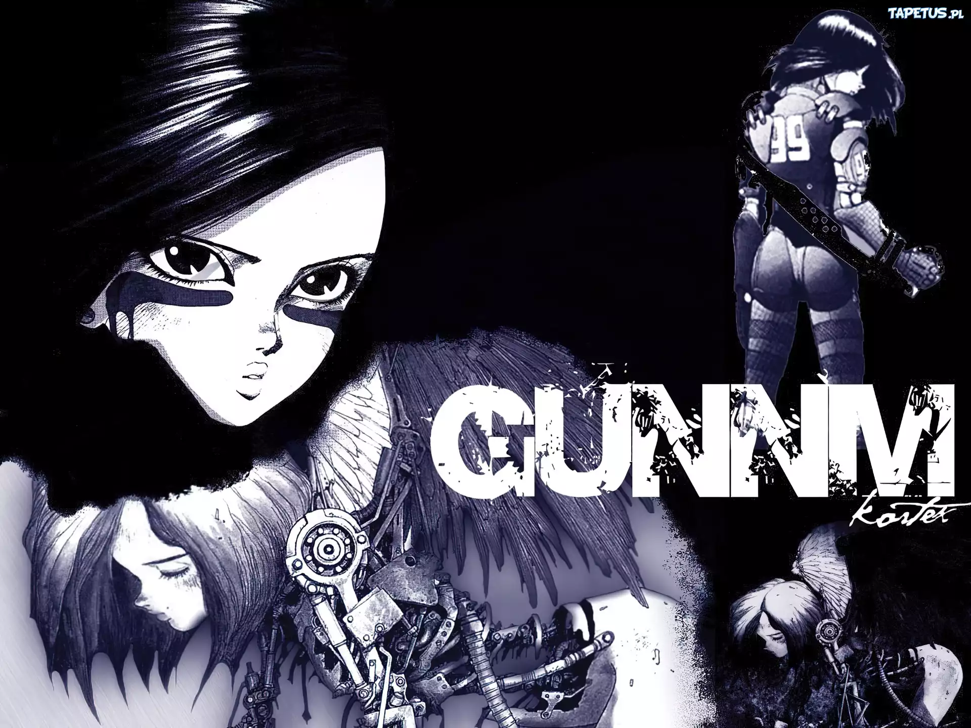 Battle Angel Alita, napis, dziewczyny