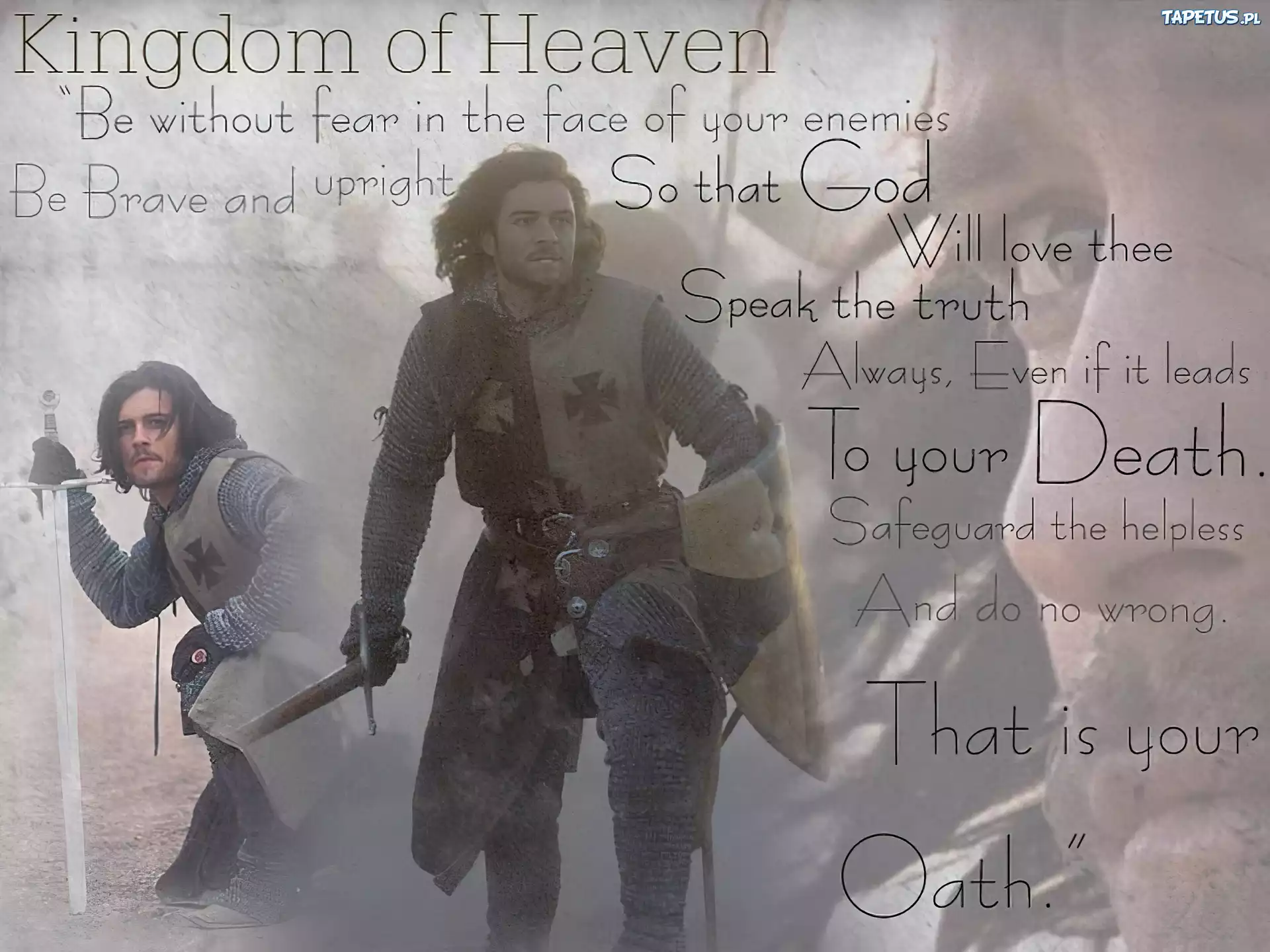 Kingdom Of Heaven, Orlando Bloom, napisy