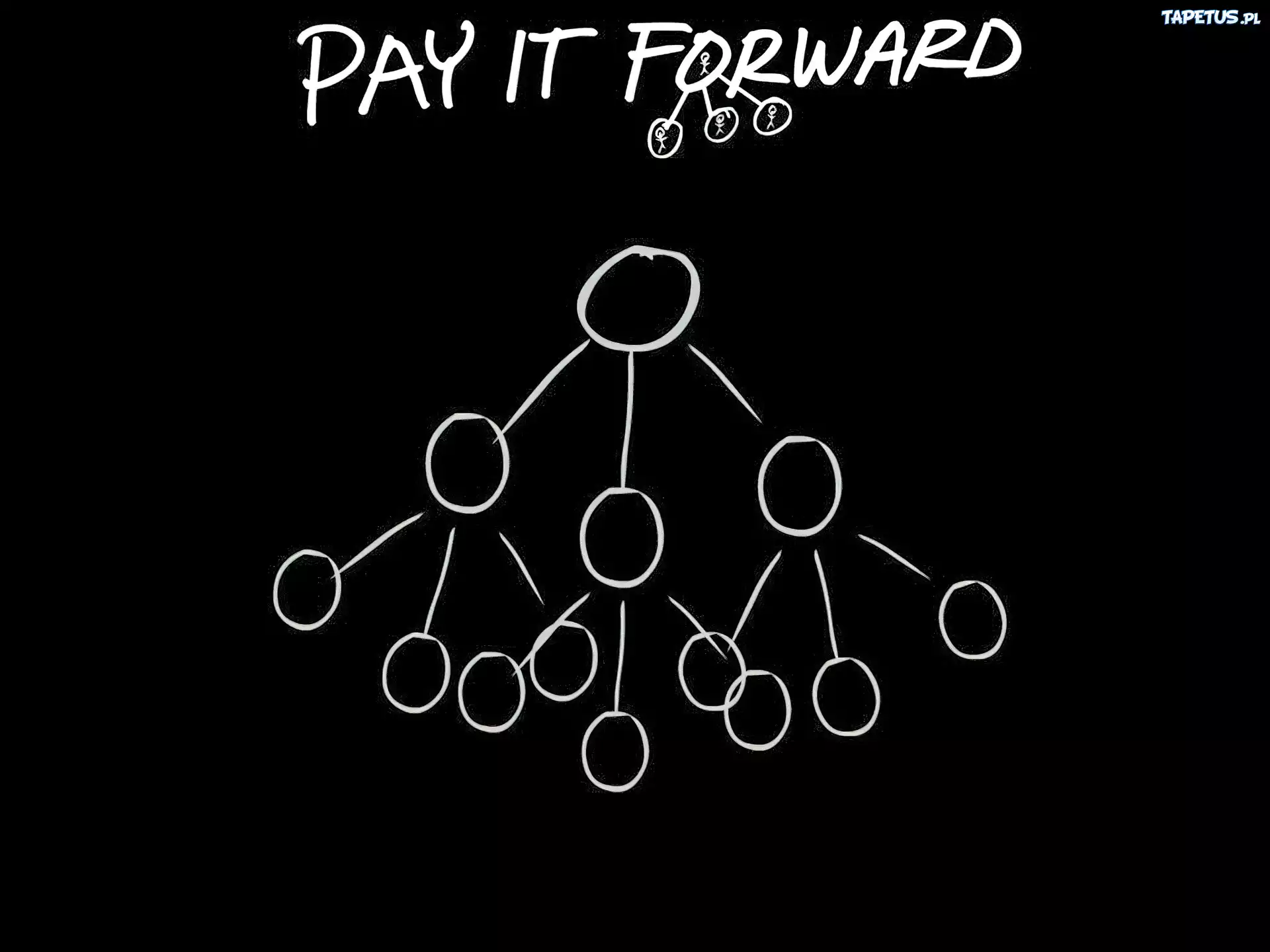 tytuł, Pay It Forward, rysunek