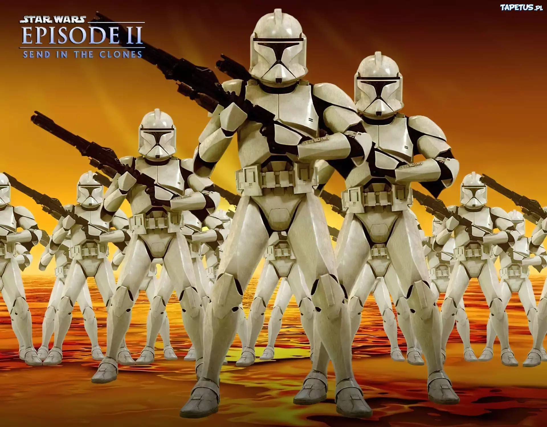 Star Wars, armia, roboty, karabiny