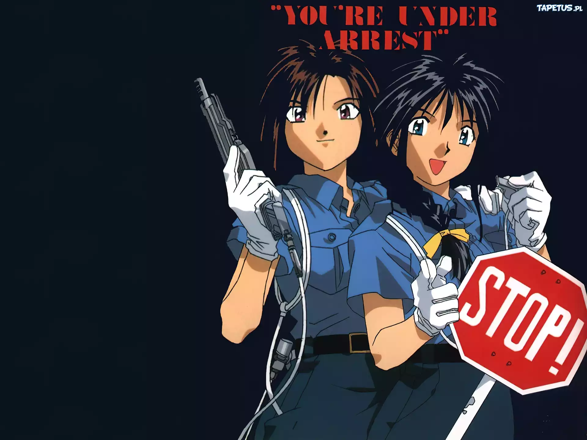 policjantki, stop, You Are Under Arrest