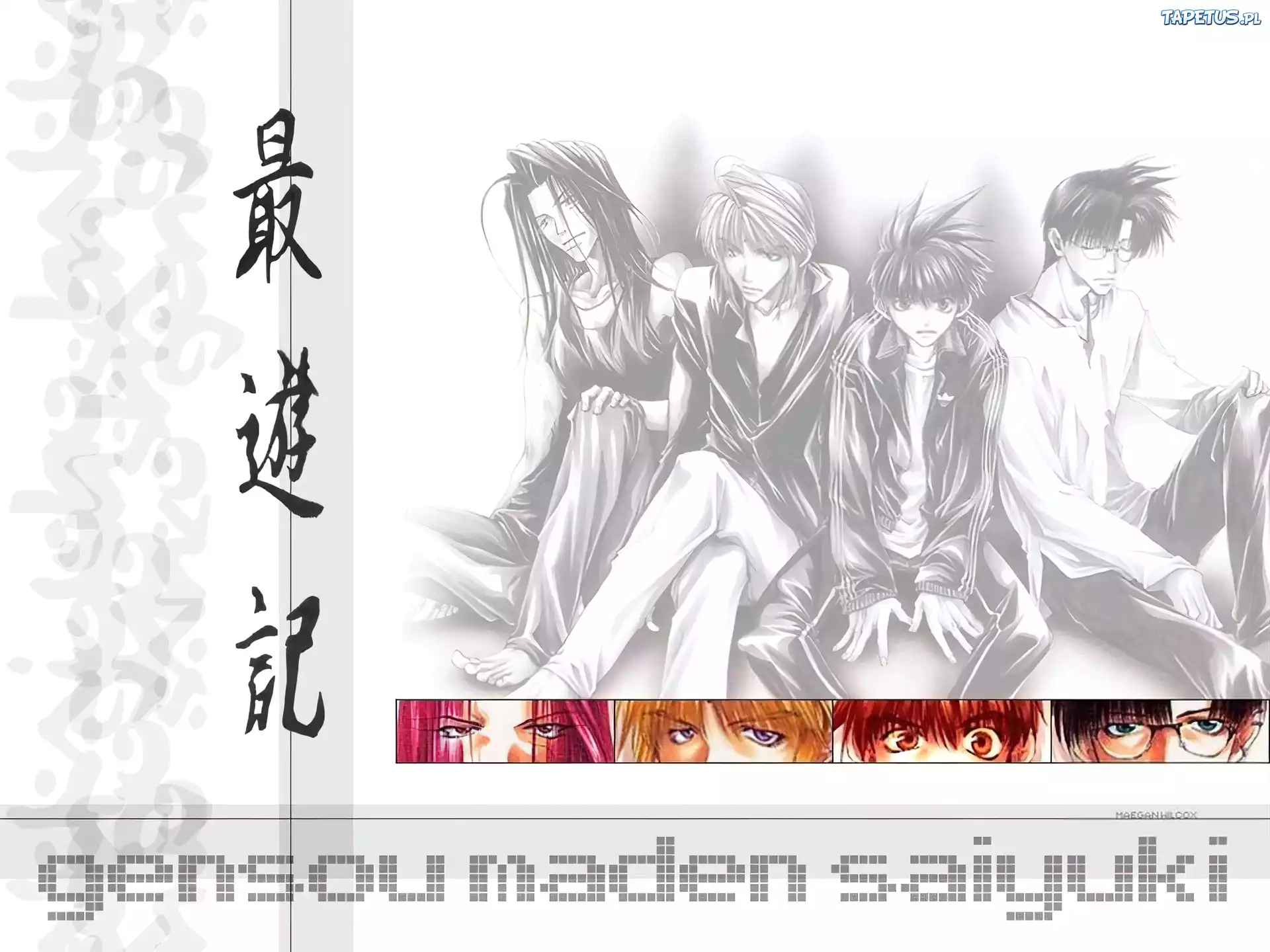 Saiyuki, ludzie, twarze, osoby