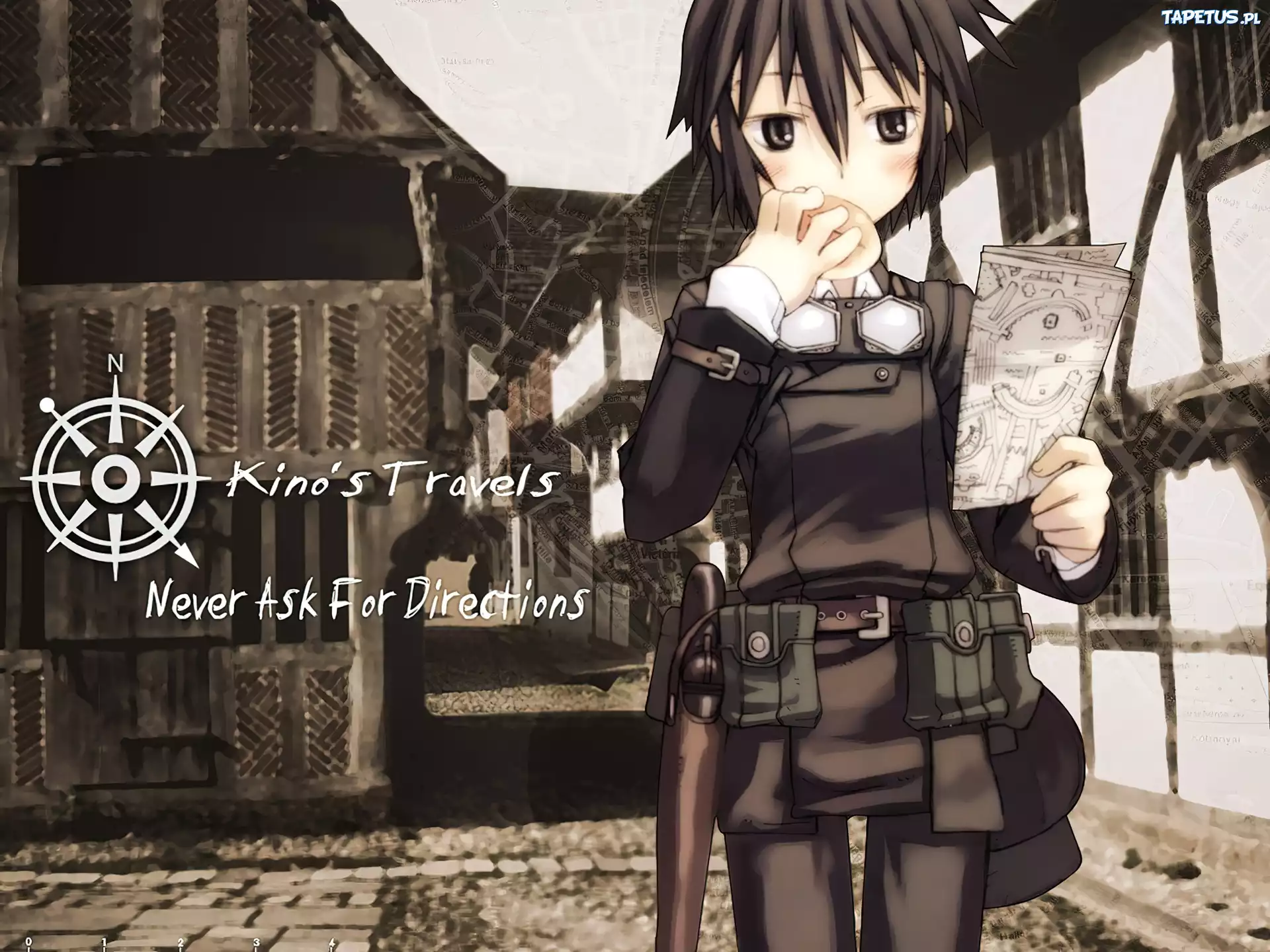 Kino No Tabi, postać, mapa, miasto