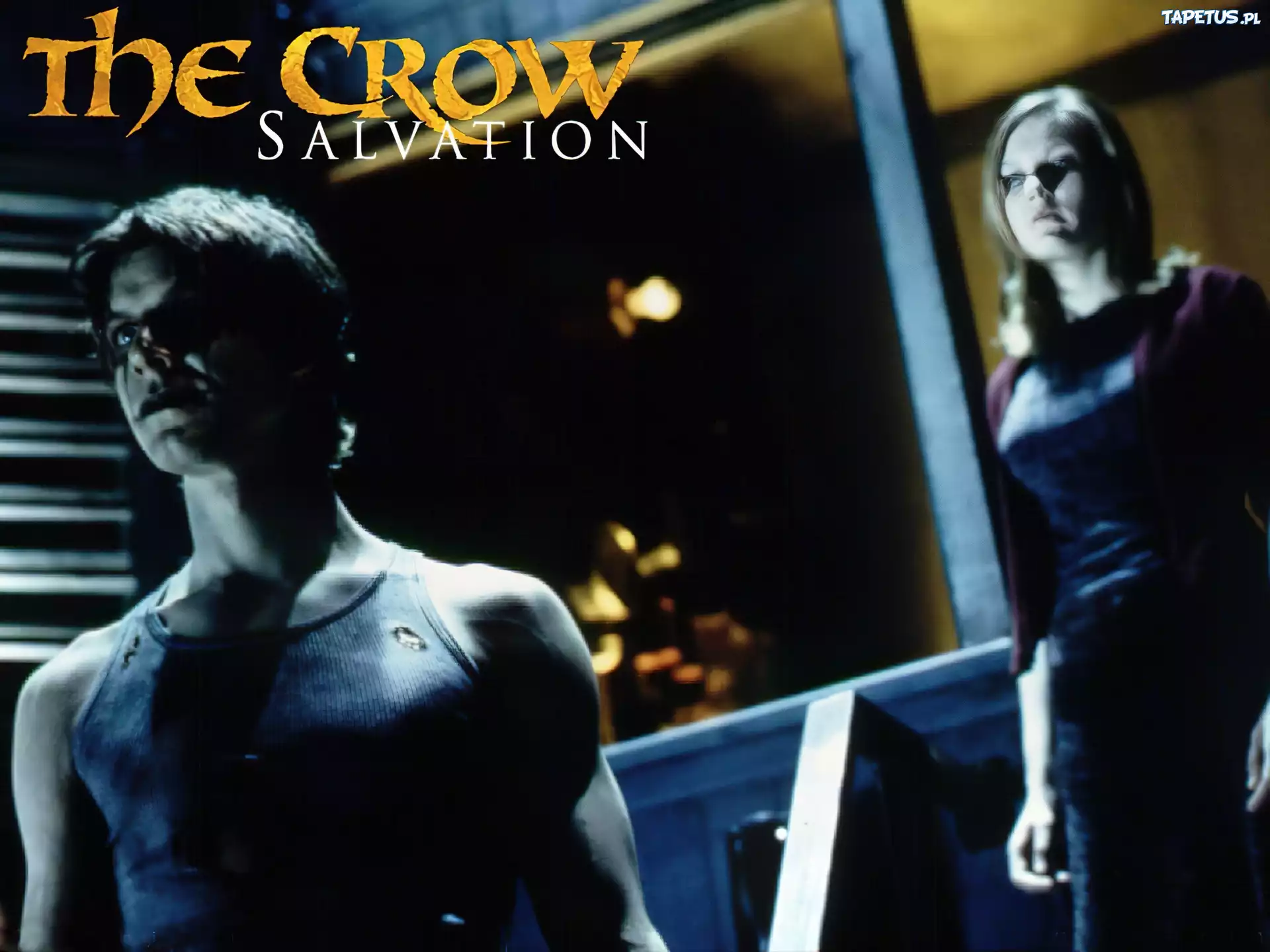 Crow 3 The Salvation, kobieta, krwawy, mężczyzna