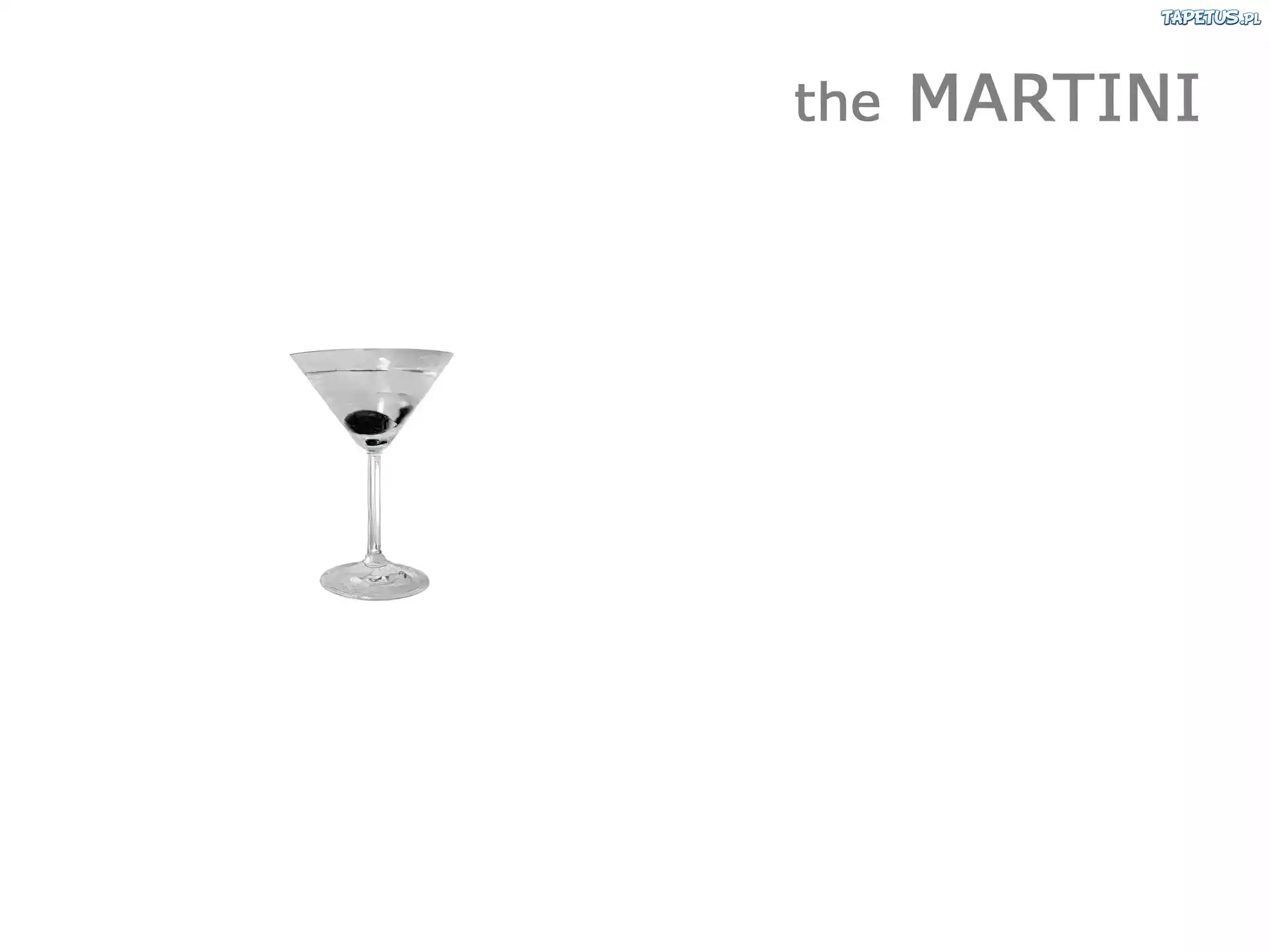 Drinki, Martini, oliwka
