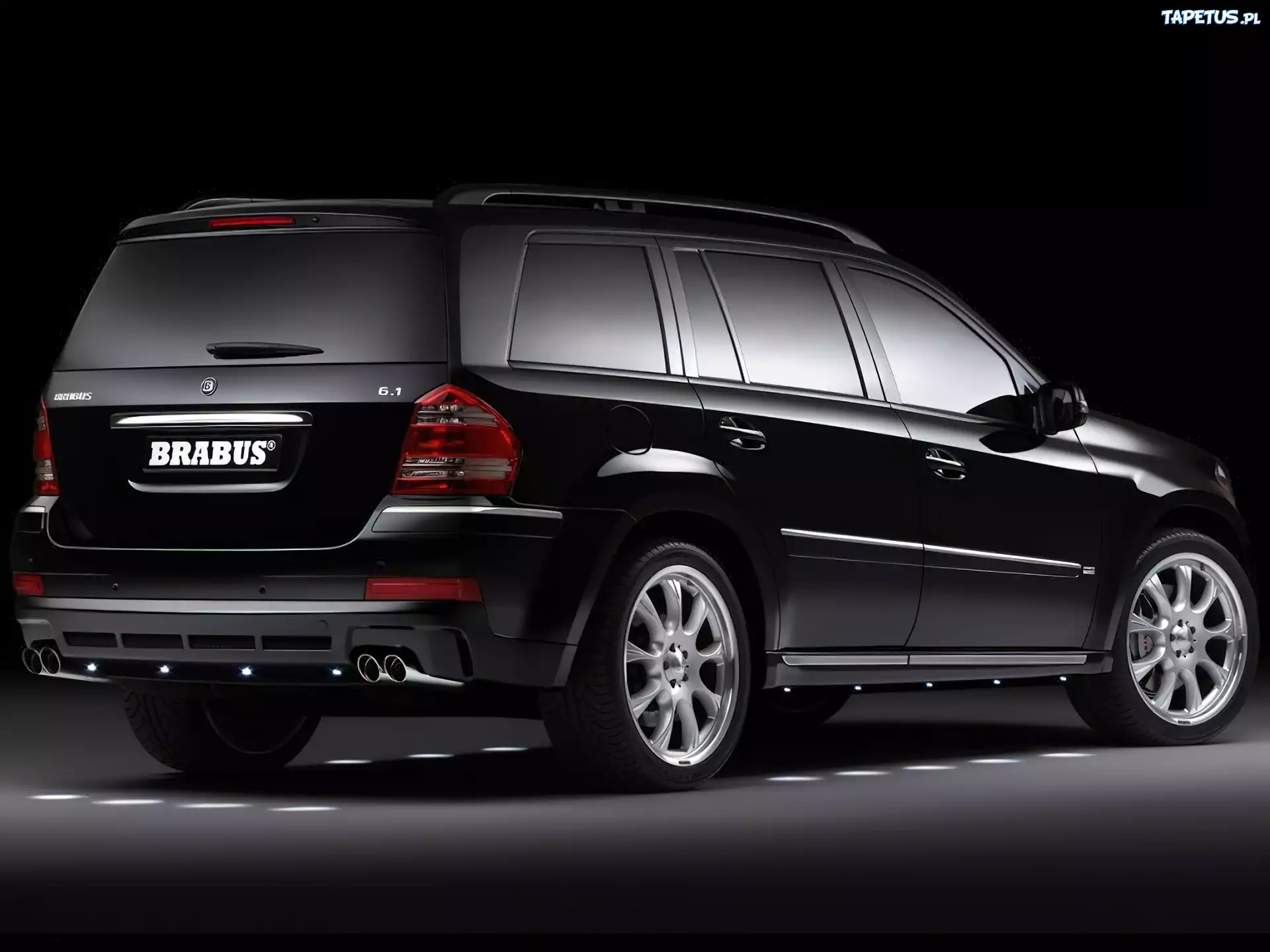 Czarny, Mercedes C-klasa, Kombi, Brabus