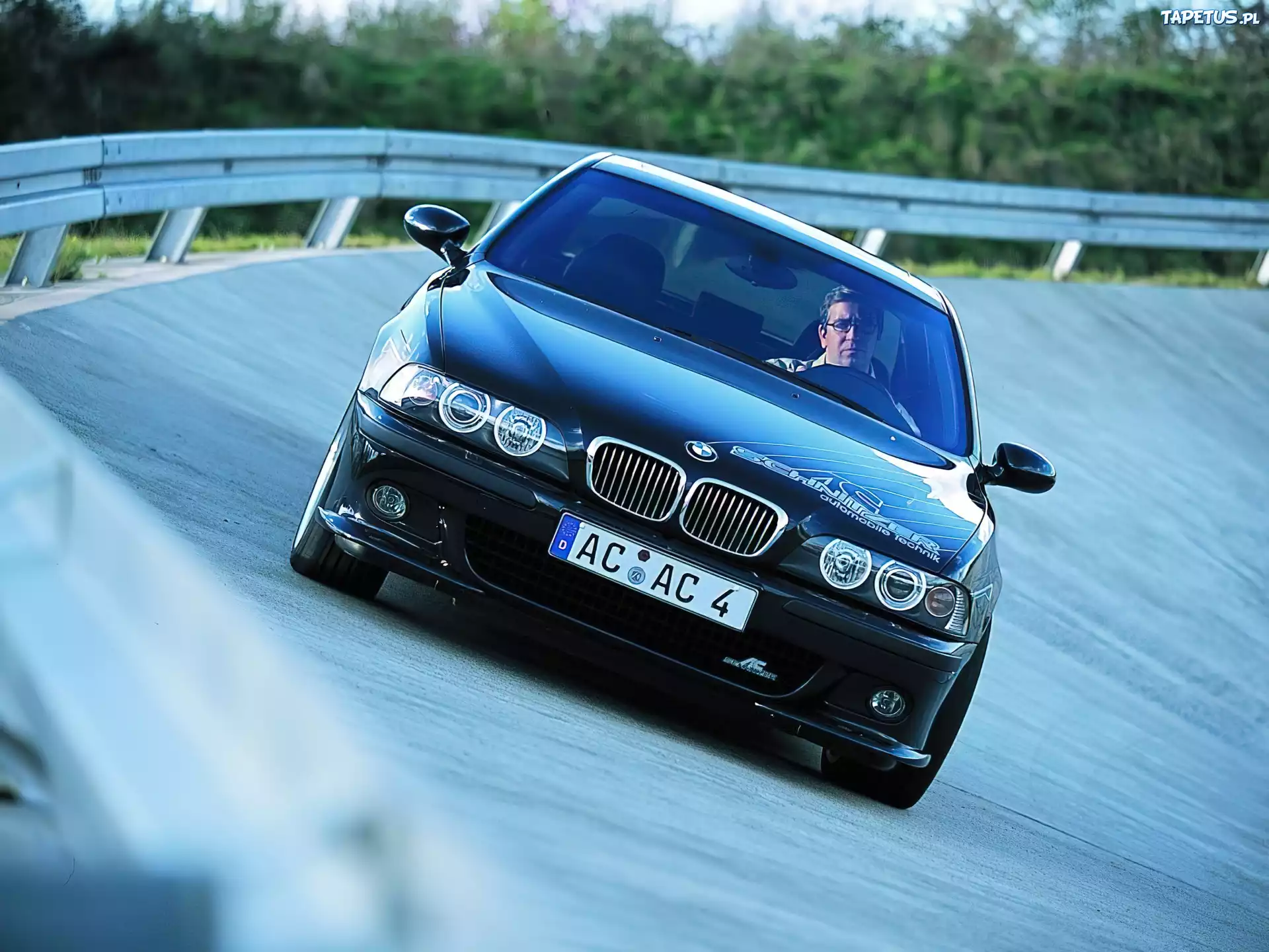 Czarne, BMW 5, E39, ac-schnitzer
