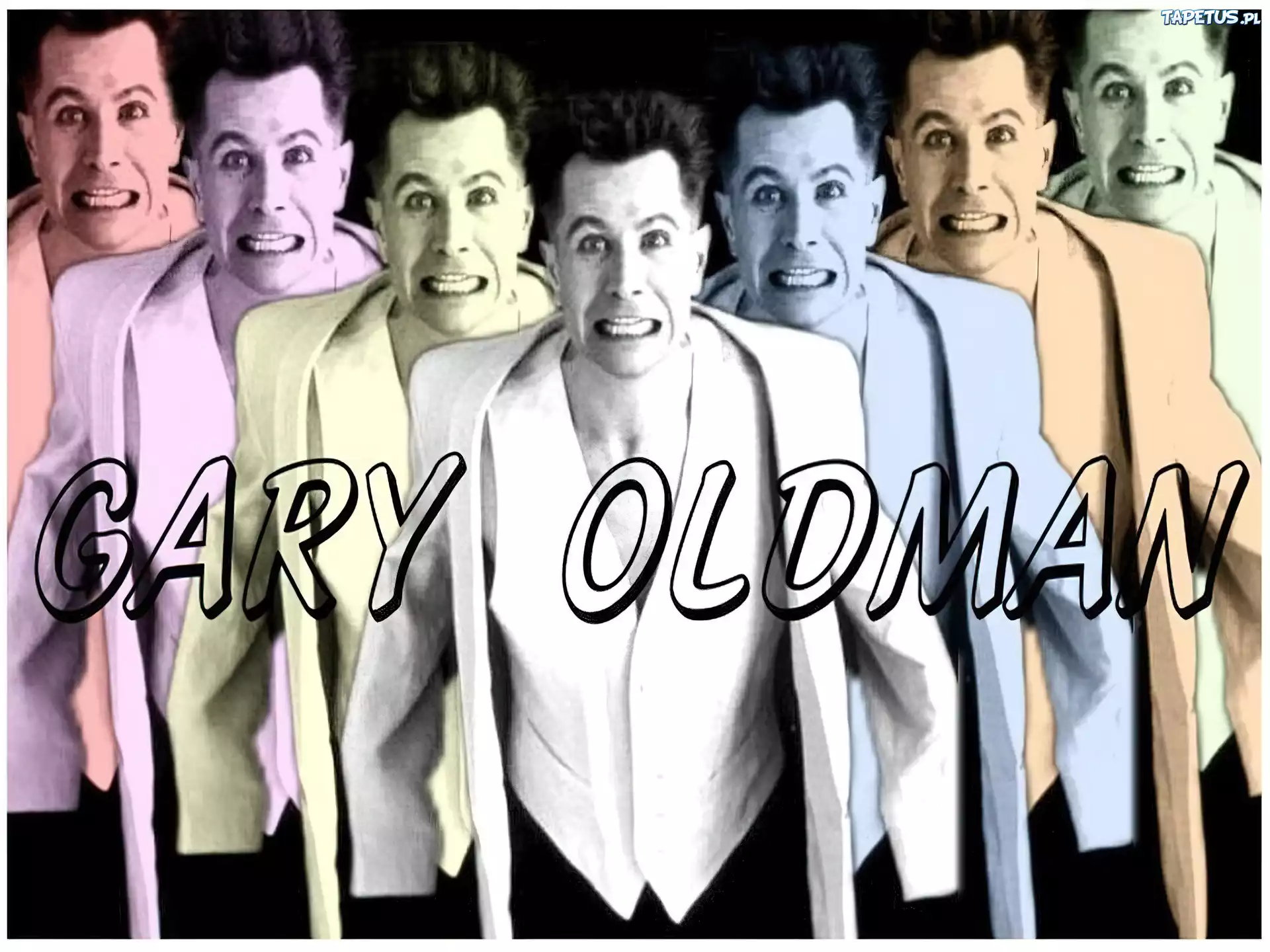 Gary Oldman,biała kamizelka