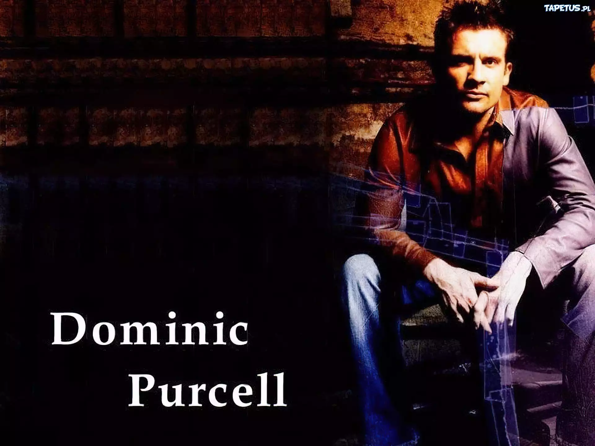 Dominic Purcell,koszula, jeansy