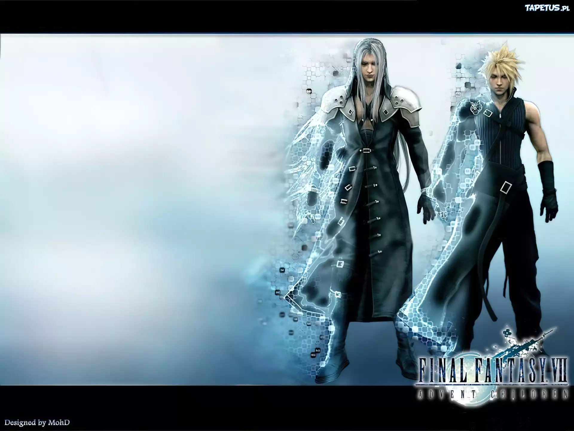 Ff 7 Advent Children, ludzie, faceci