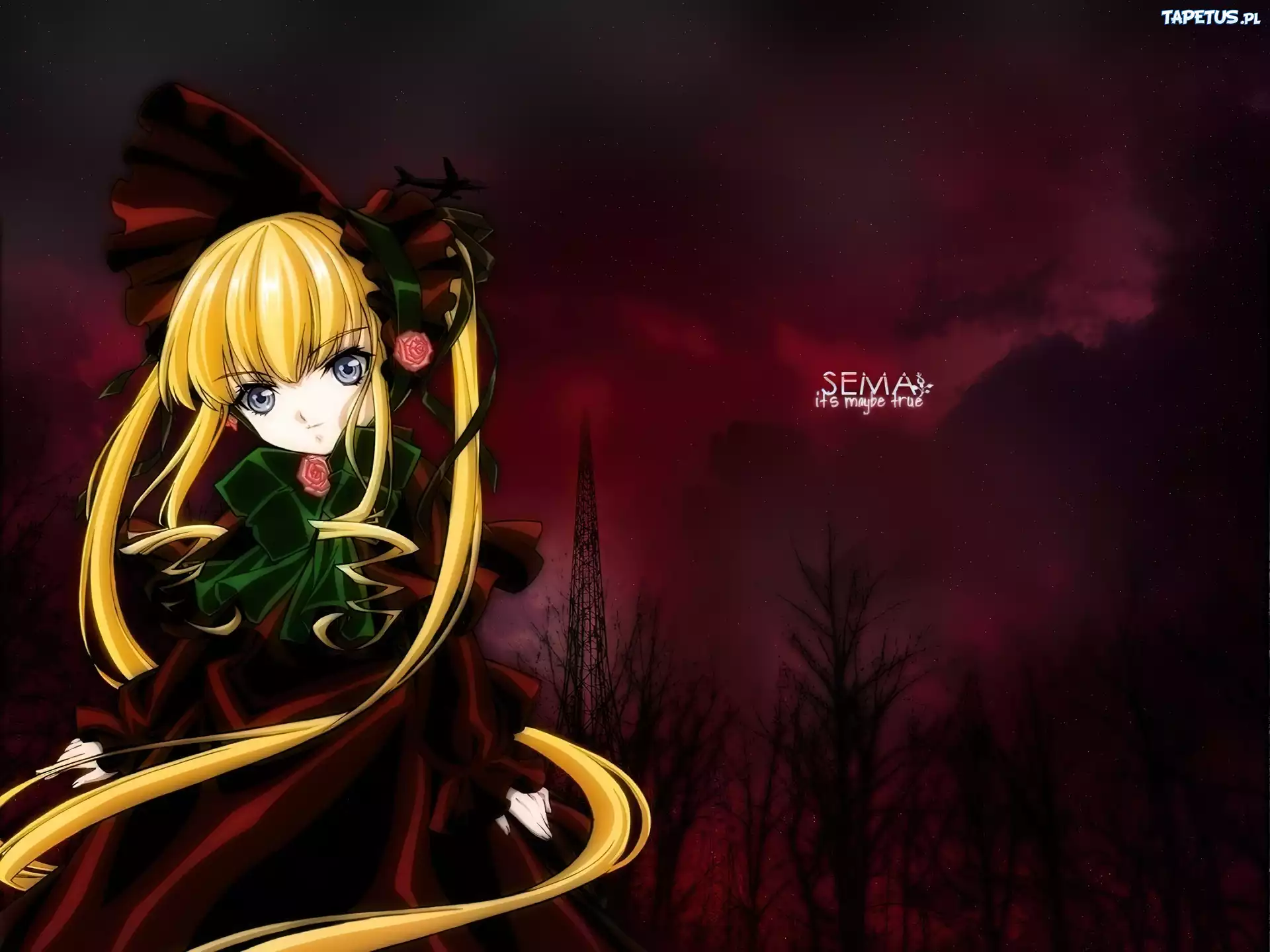 Rozen Maiden, strach, las, kobieta