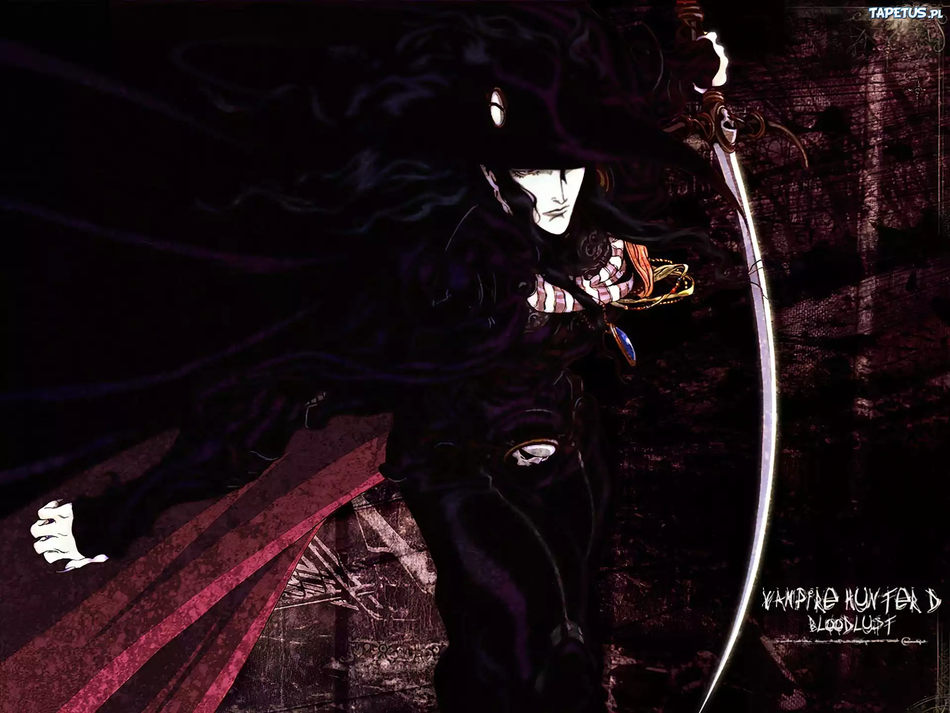 szabla, postać, Vampire Hunter D - Bloodlust