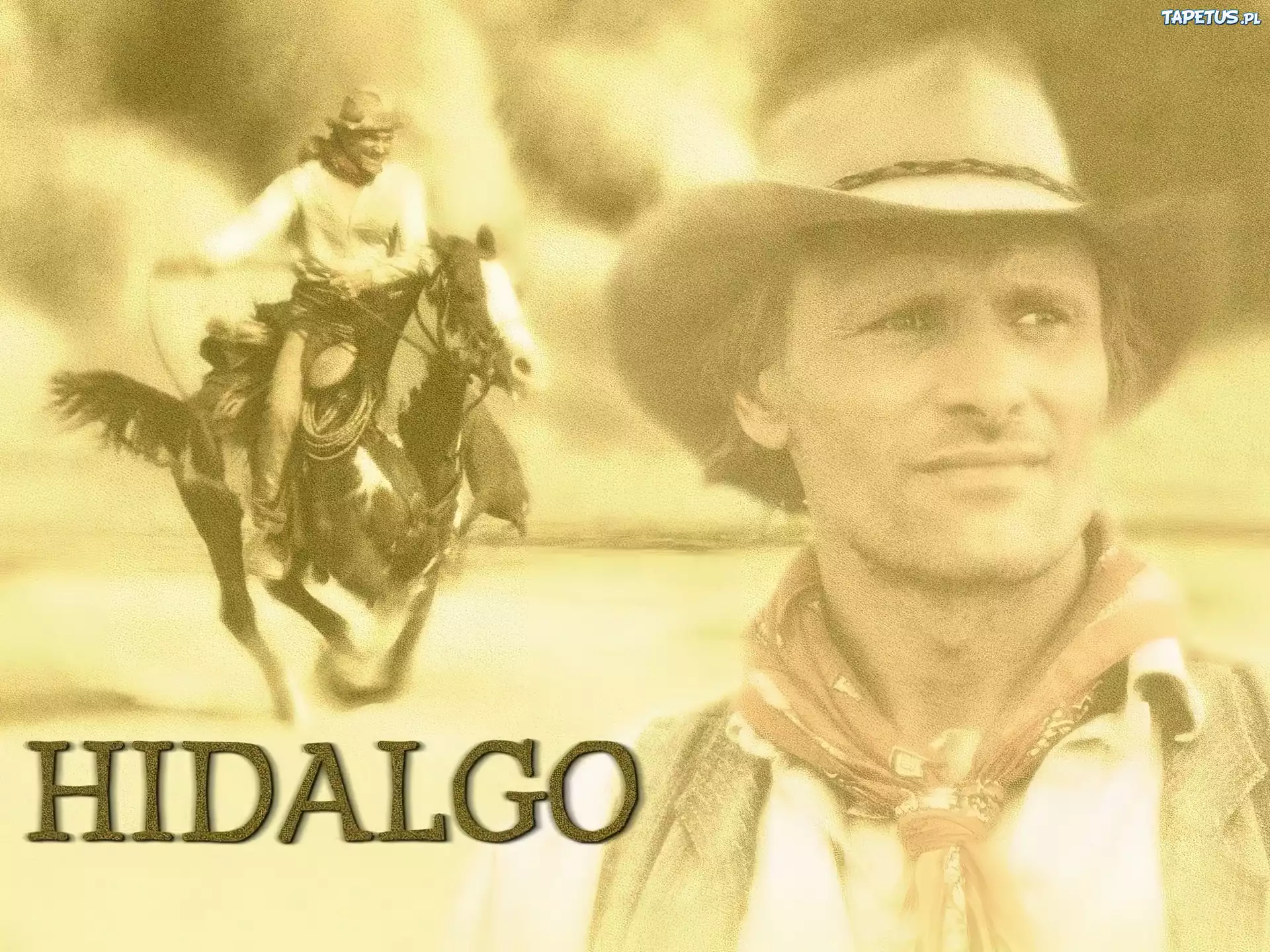 Viggo Mortensen,koń, kapelusz