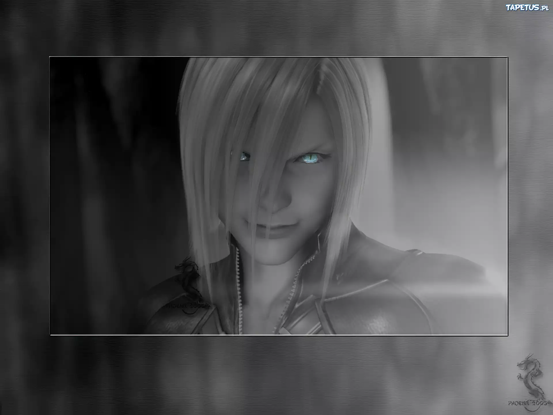 facet, Ff 7 Advent Children, oczy, osoba, twarz
