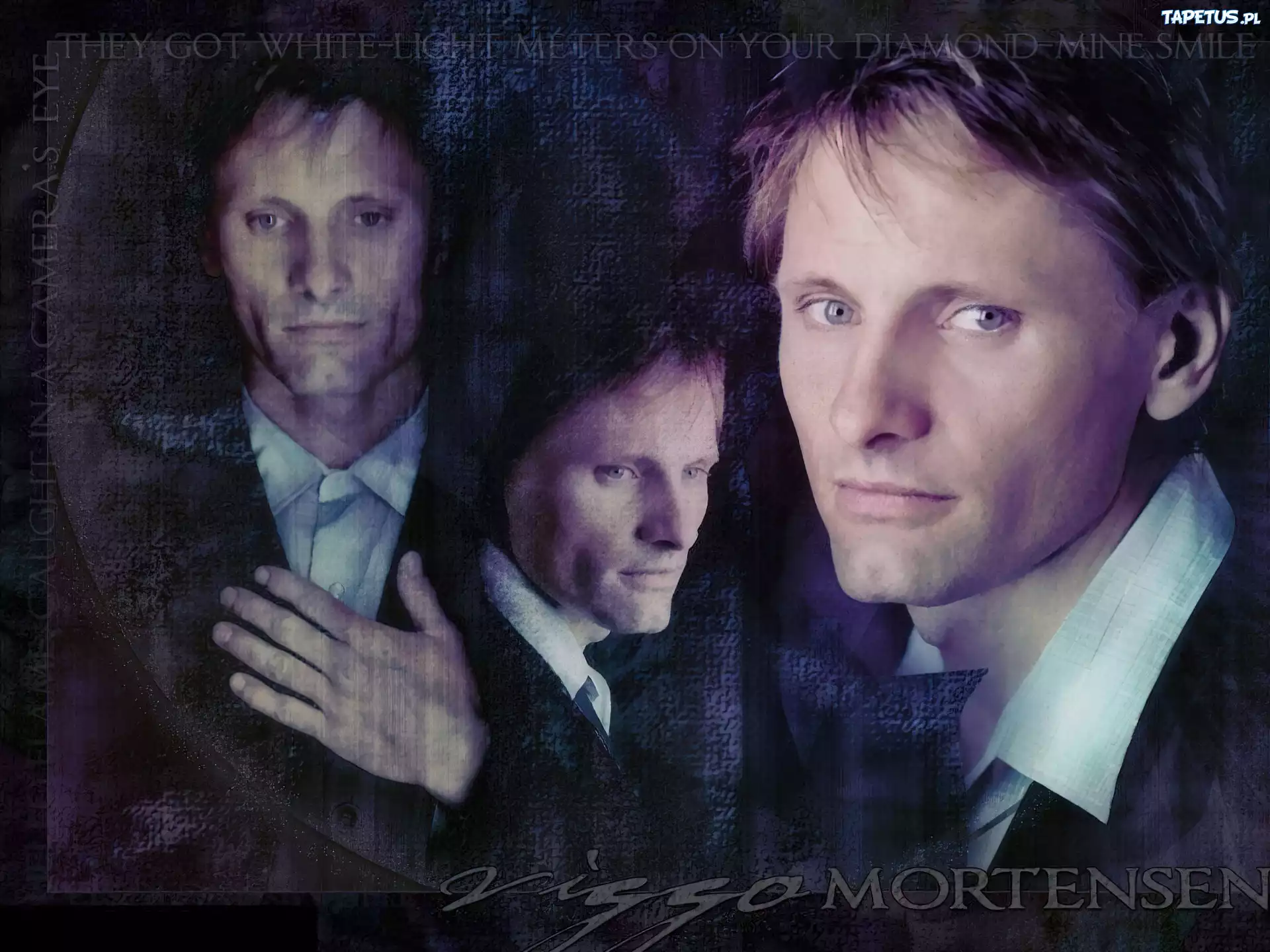 Viggo Mortensen,niebieskie oczy