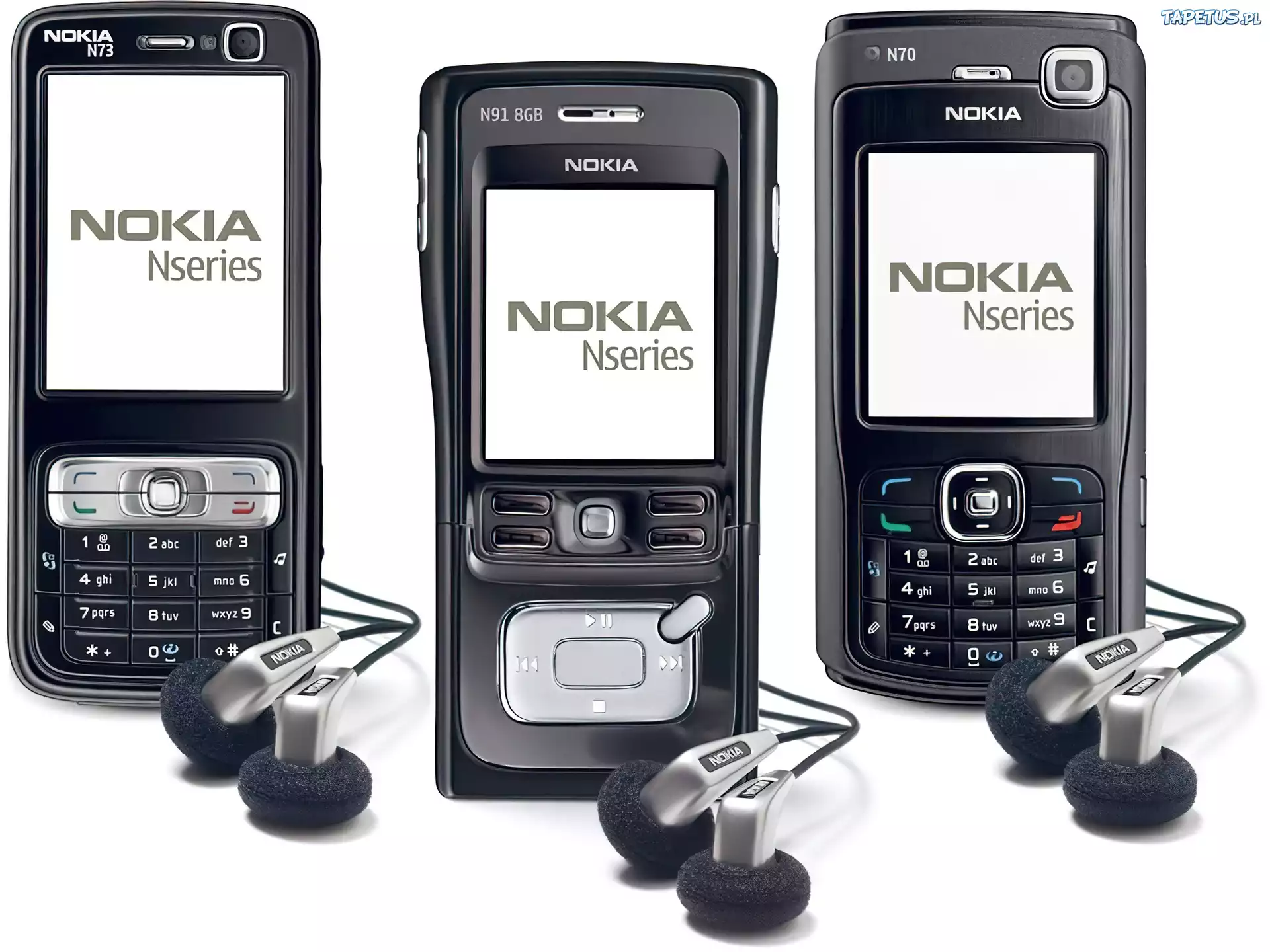 Nokia N73, Nokia N70, Nokia N91, Czarny