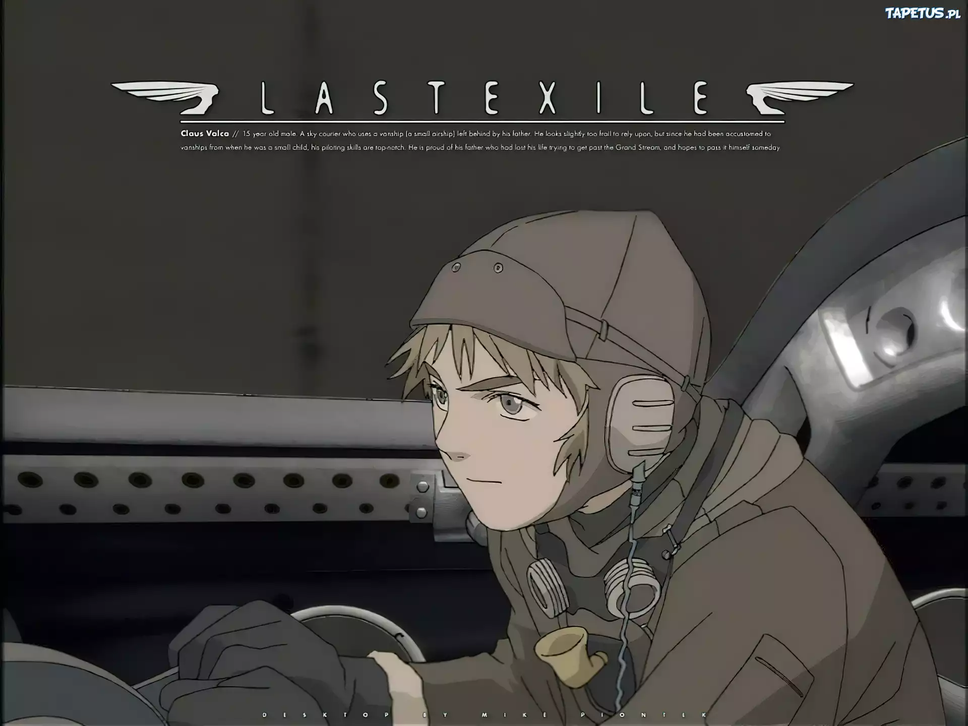 Last Exile, pilot, samolot