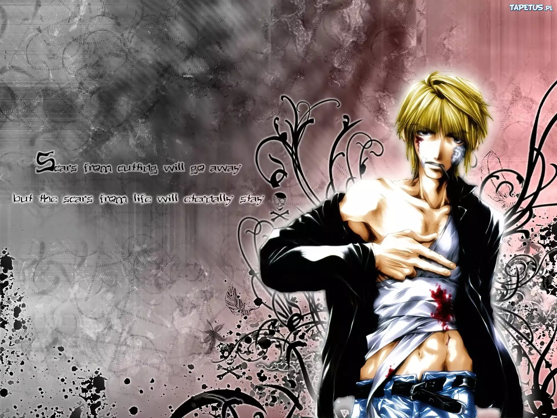 Saiyuki, rana, blizna