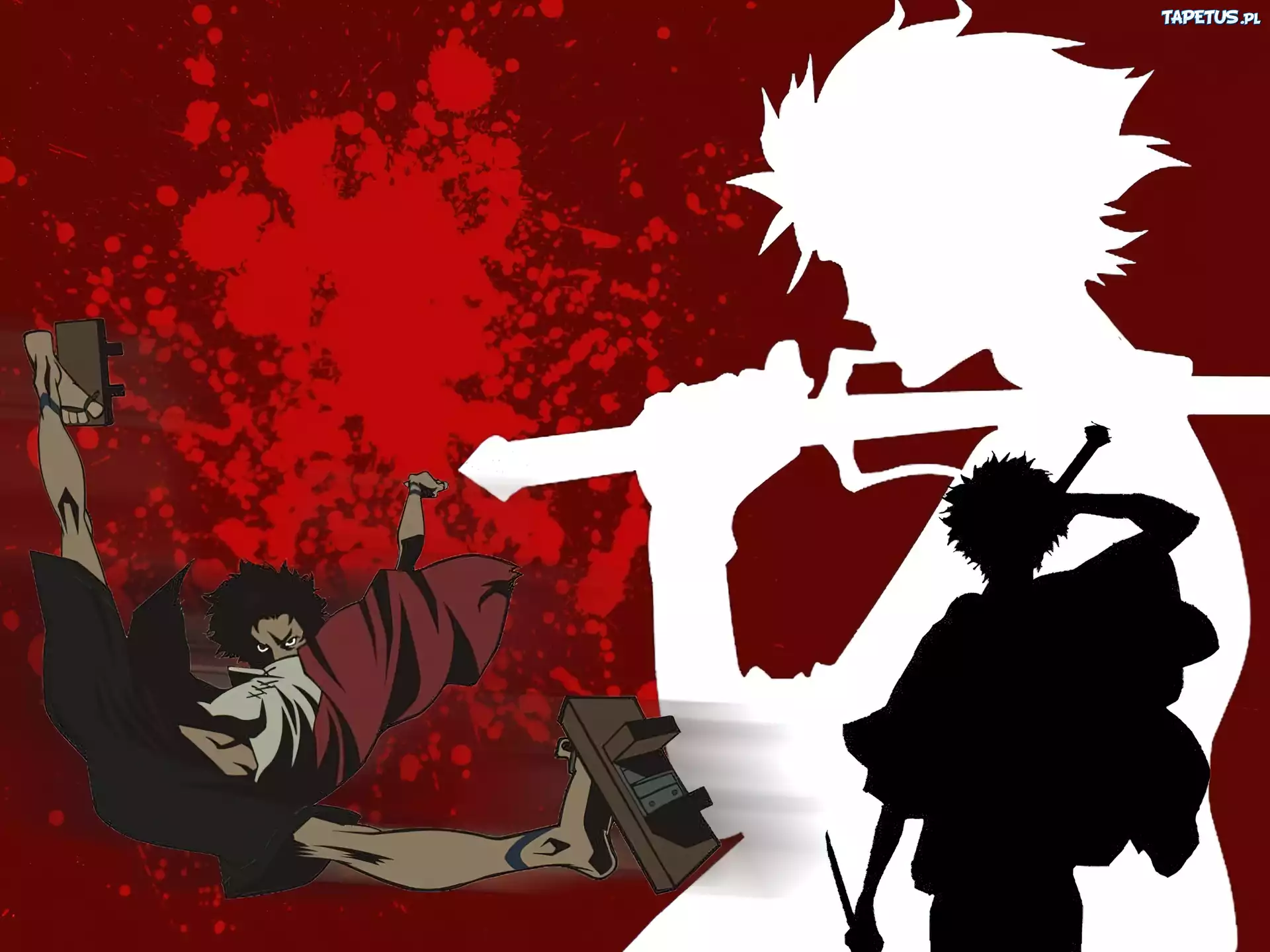 Samurai Champloo, cień, miecz