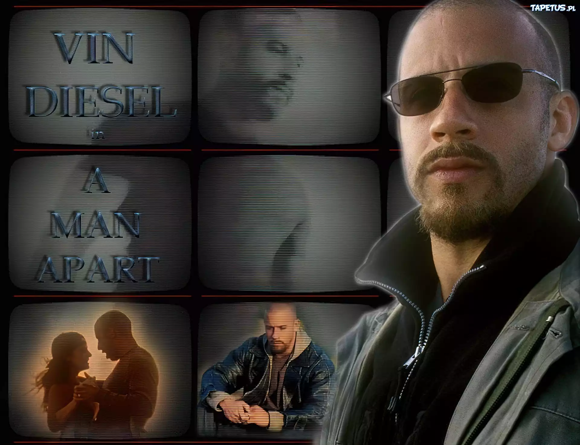 Vin Diesel,okulary, para