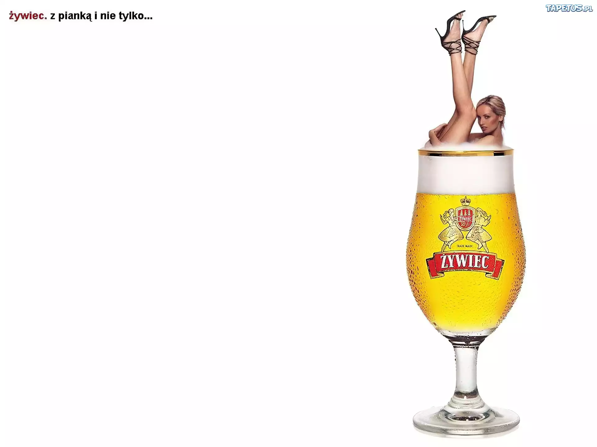 Piwo, Piwo Żywiec, kobieta