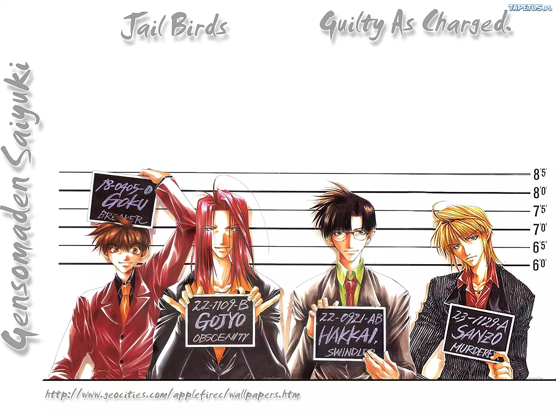Saiyuki, osoby
