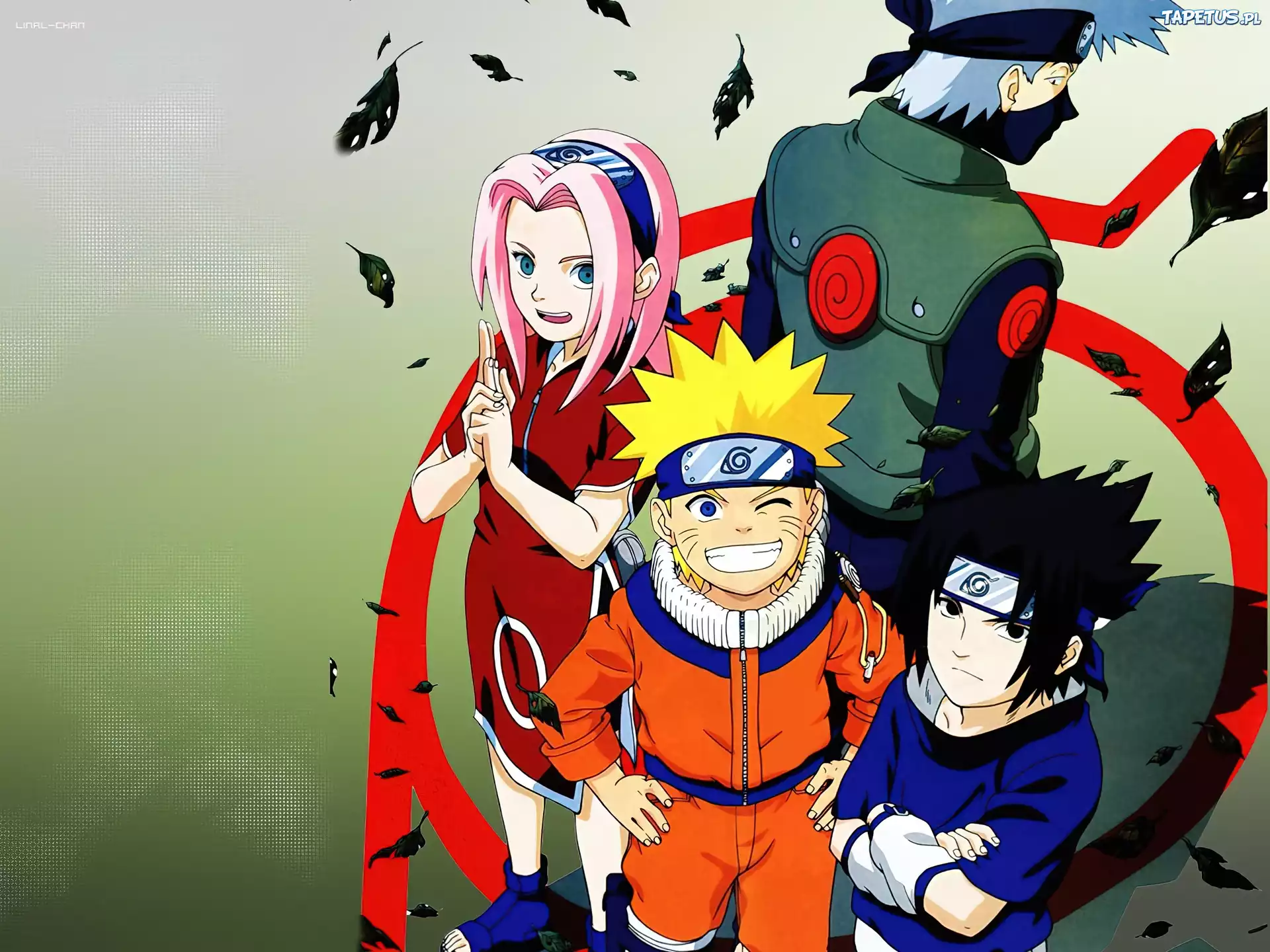 Naruto, ludzie, liście
