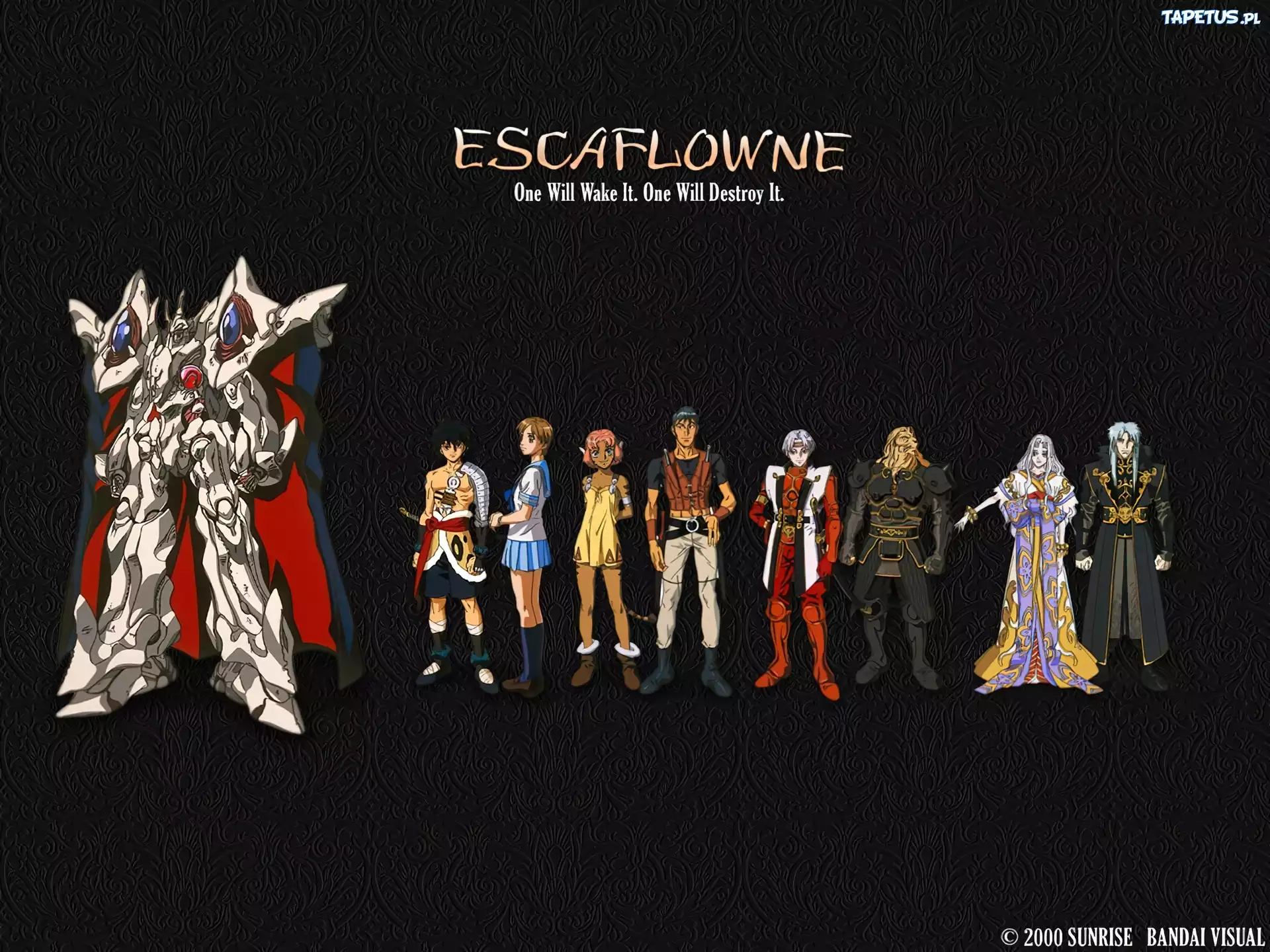 postacie, robot, Vision Of Escaflowne