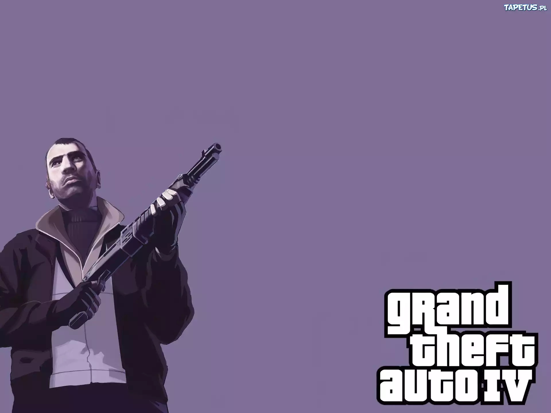 Gta 4, postać, mężczyzna, broń