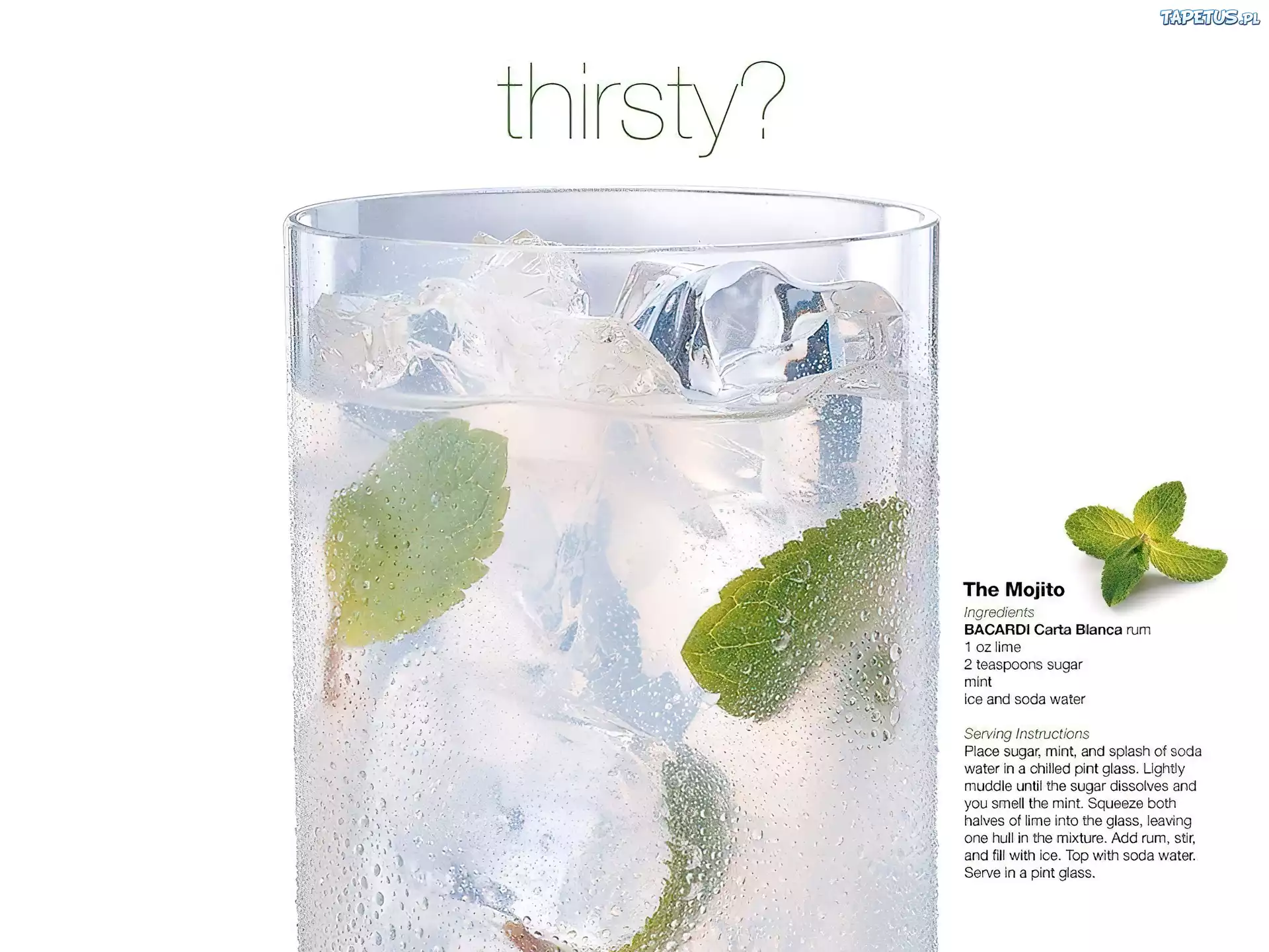 Drinki, mięta