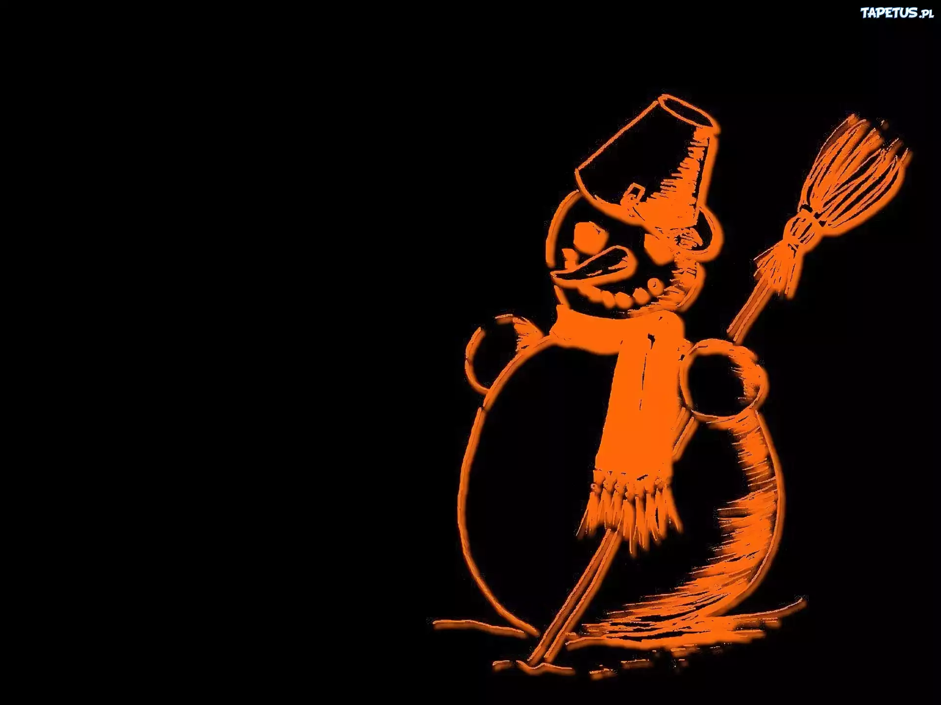 Halloween,bałwanek