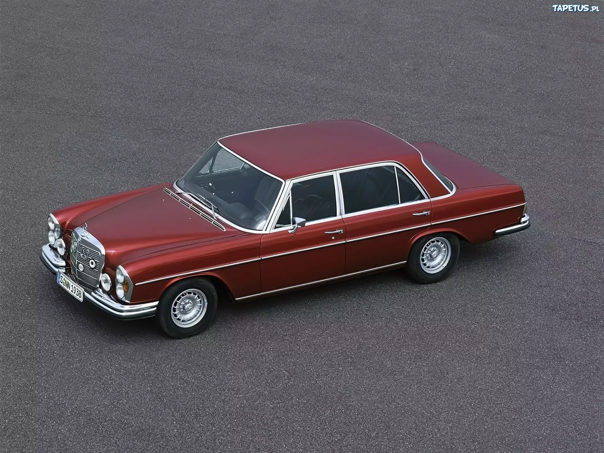 Bordowy, Mercedes SEL
