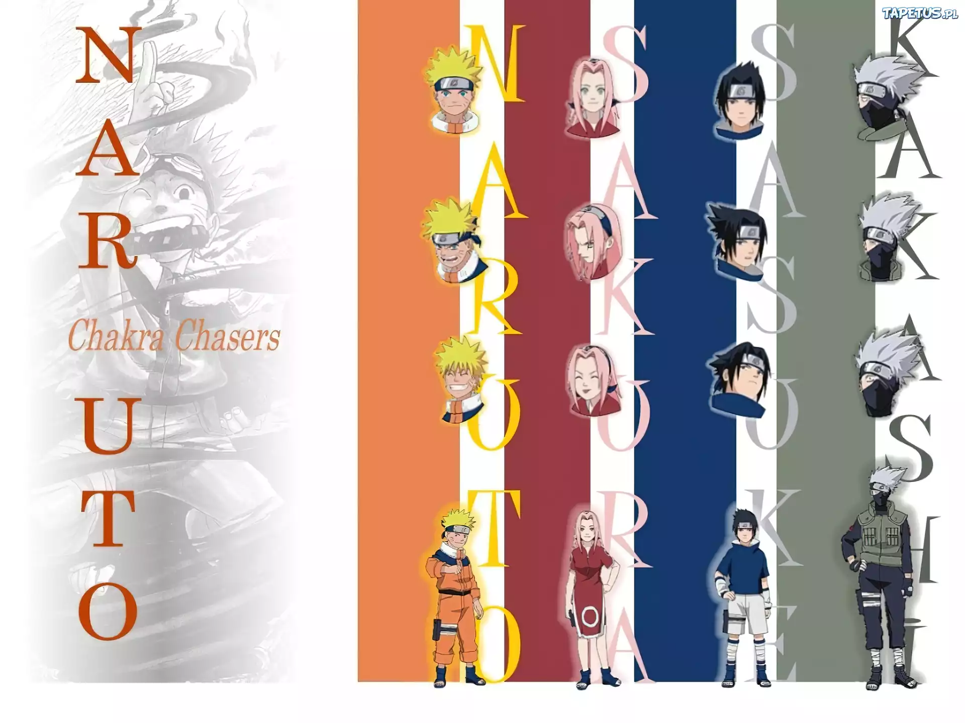 Naruto, twarze, ludzie
