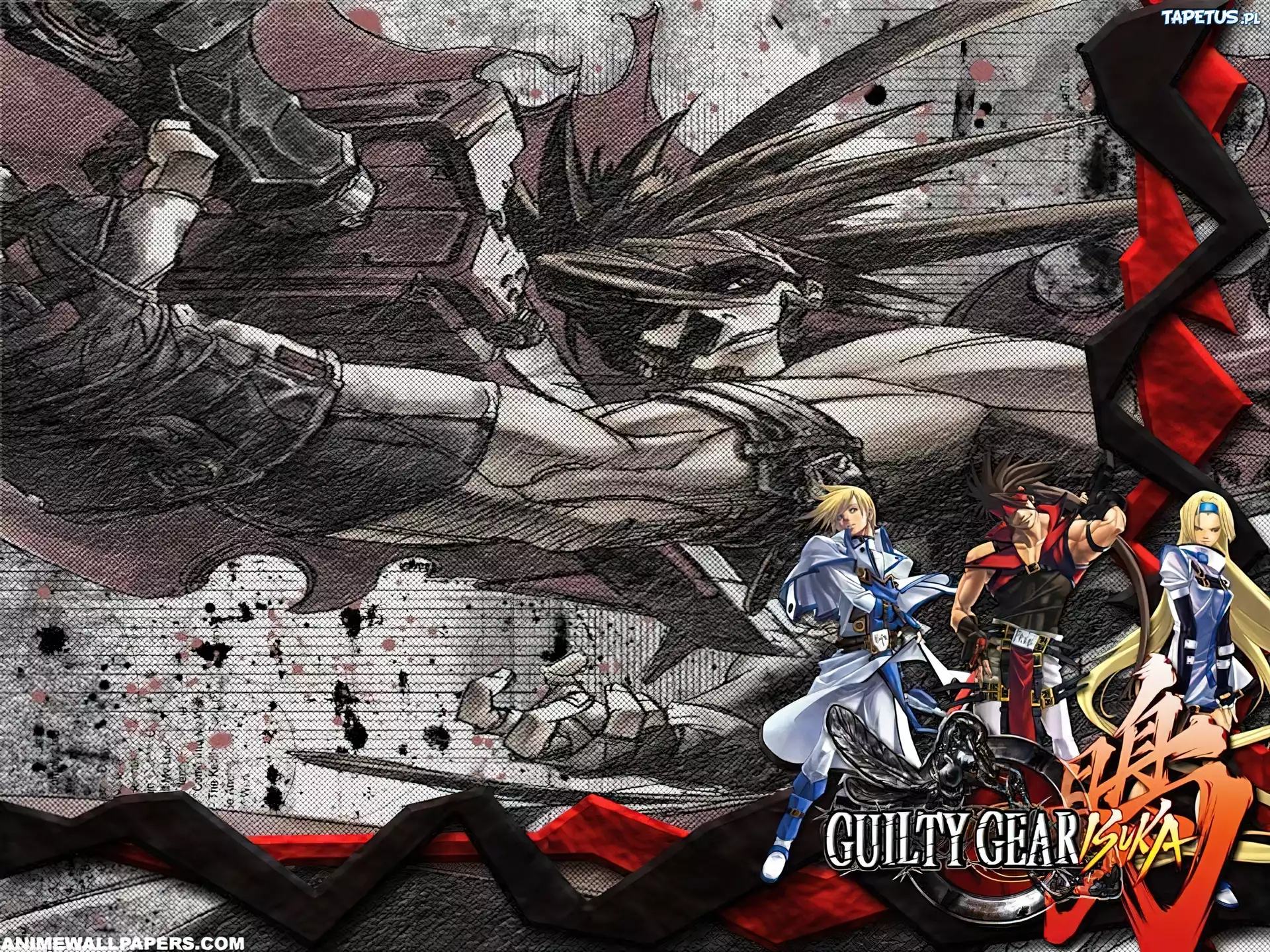 Guilty Gear, postacie, kobieta, mężczyzna