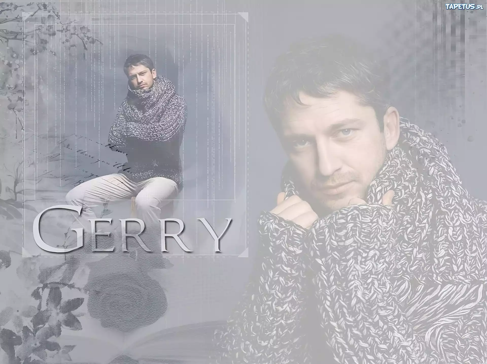 Gerard Butler,sweter